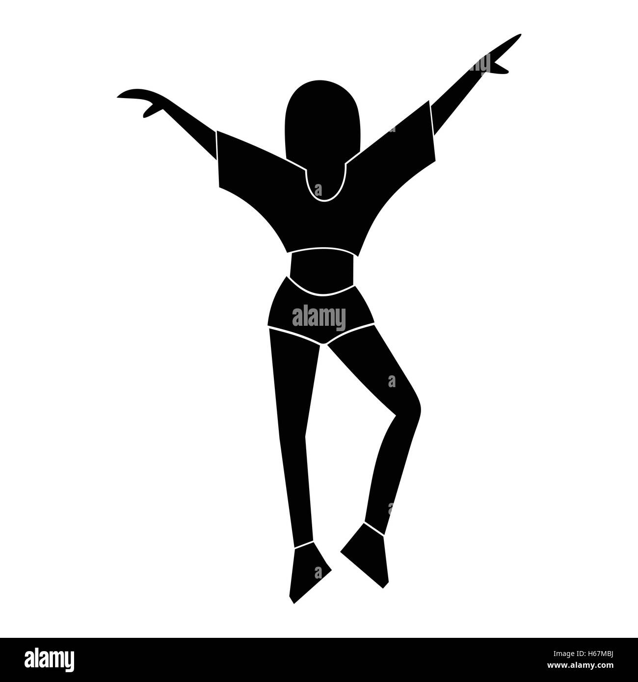 Best dance simple icon Stock Vector Image & Art - Alamy