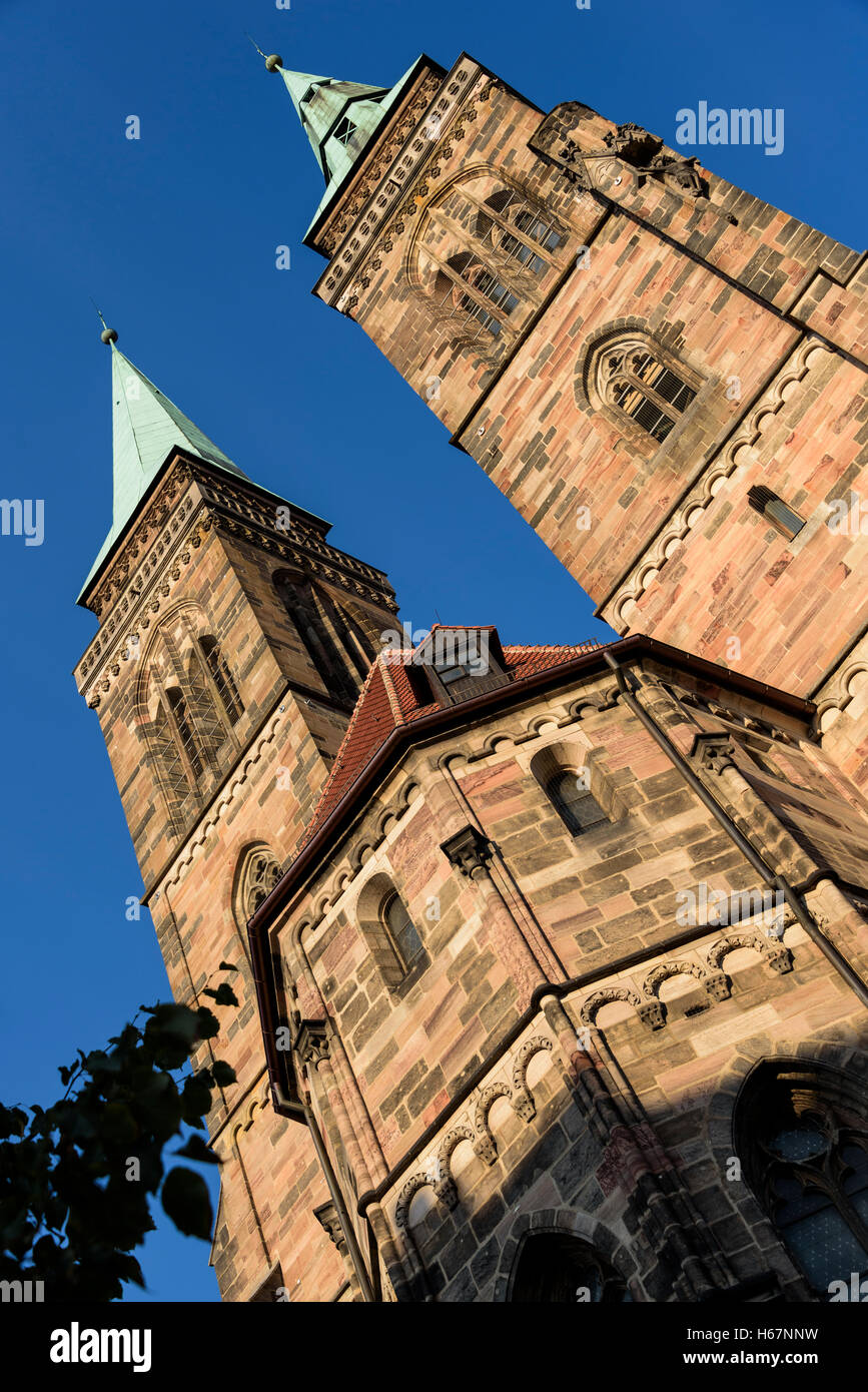 St Sebald’s church Nuremberg, Germany. Stock Photo