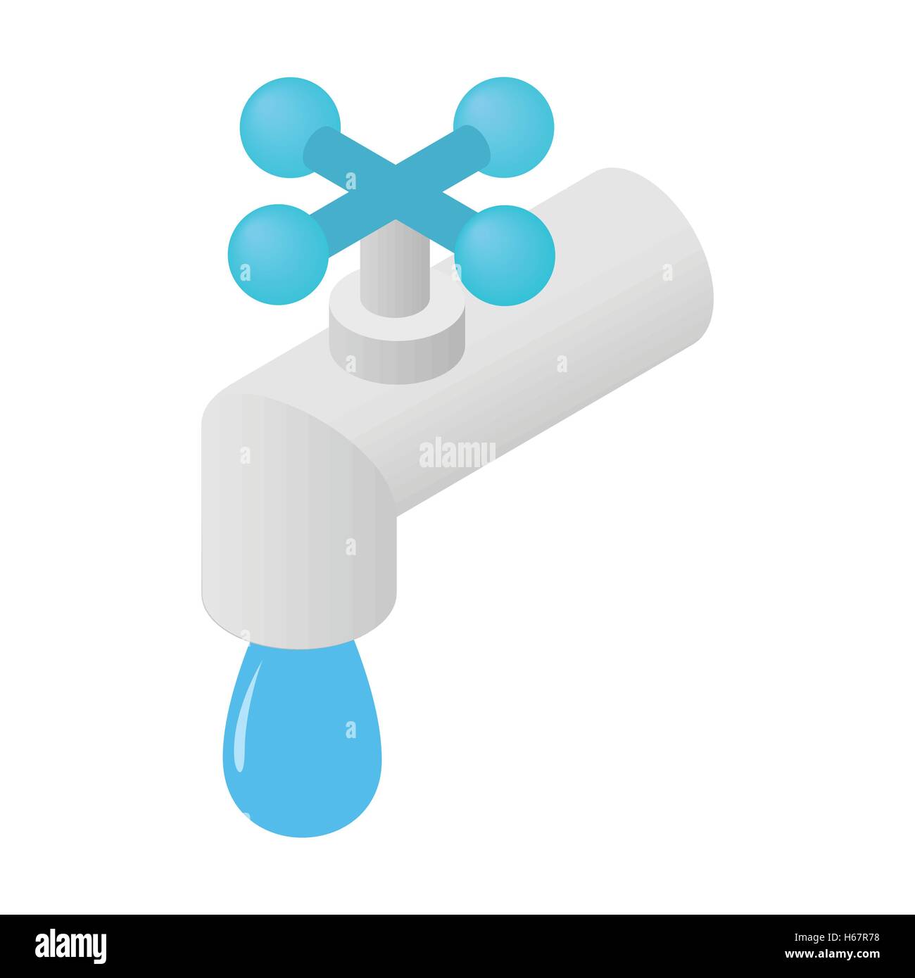 Faucet isometric 3d icon Stock Vector Image & Art - Alamy