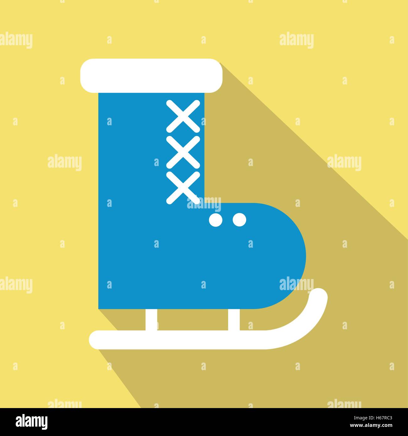 Ice skating blue flat icon Stock Vector Image & Art - Alamy