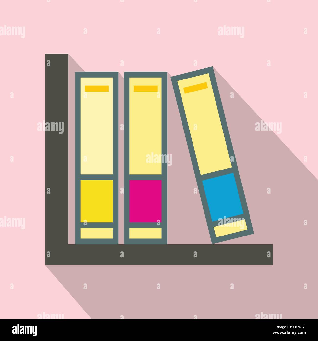 Stack Work File Folders Stock Vector Images - Alamy