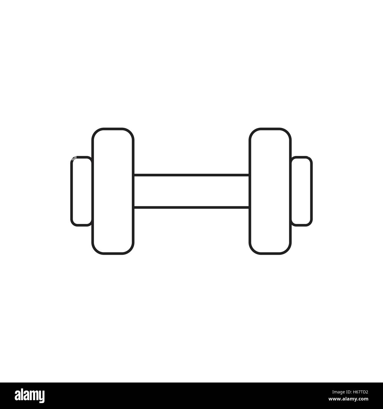 Dumbbell competition Black and White Stock Photos & Images - Alamy