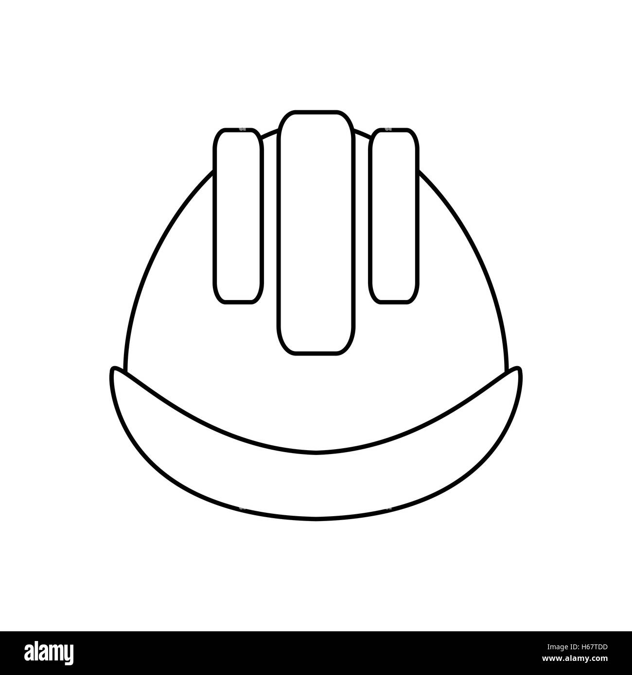 Building helmet line icon Stock Vector Image & Art - Alamy