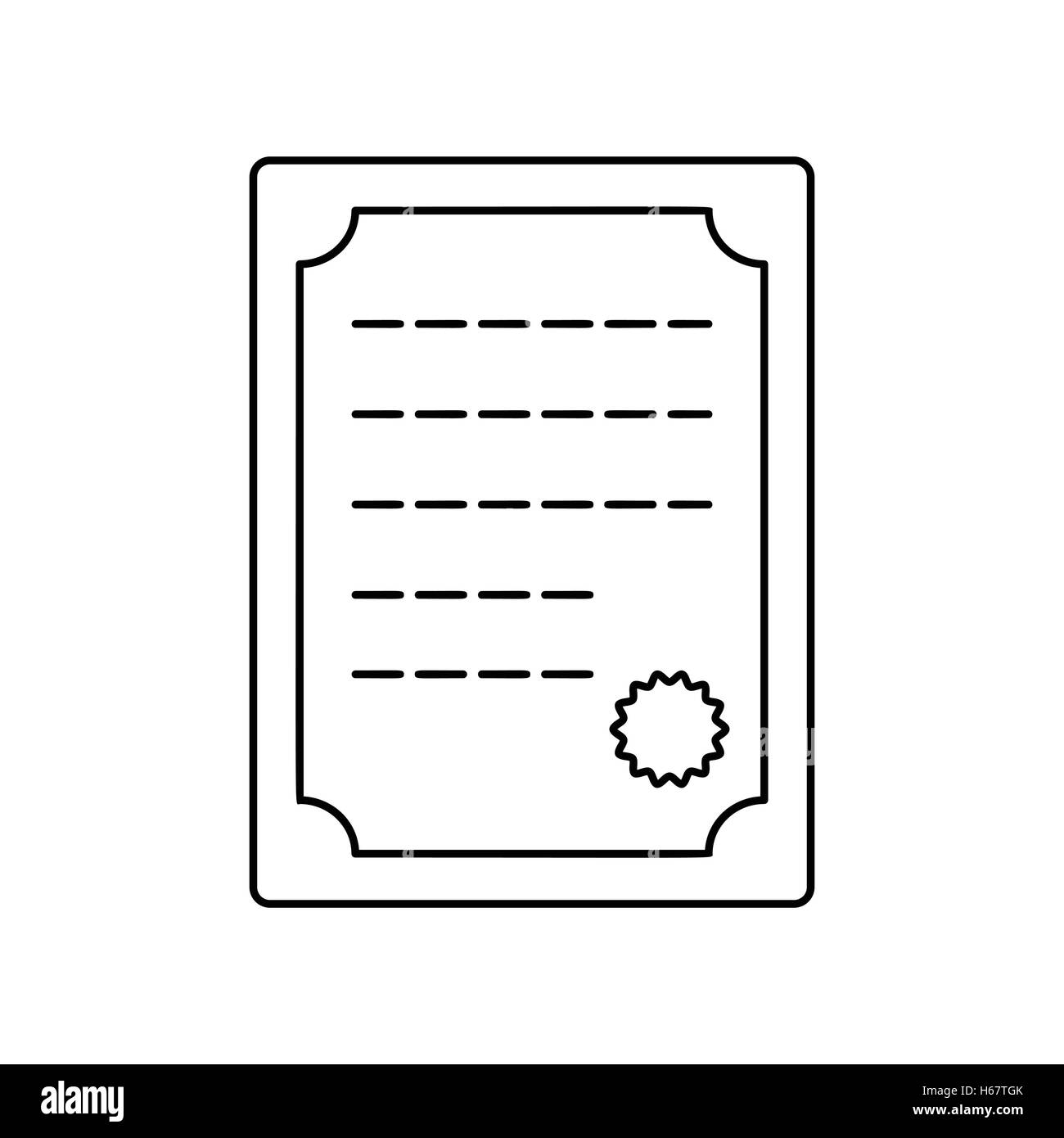 Certificate of ownership Black and White Stock Photos & Images - Alamy