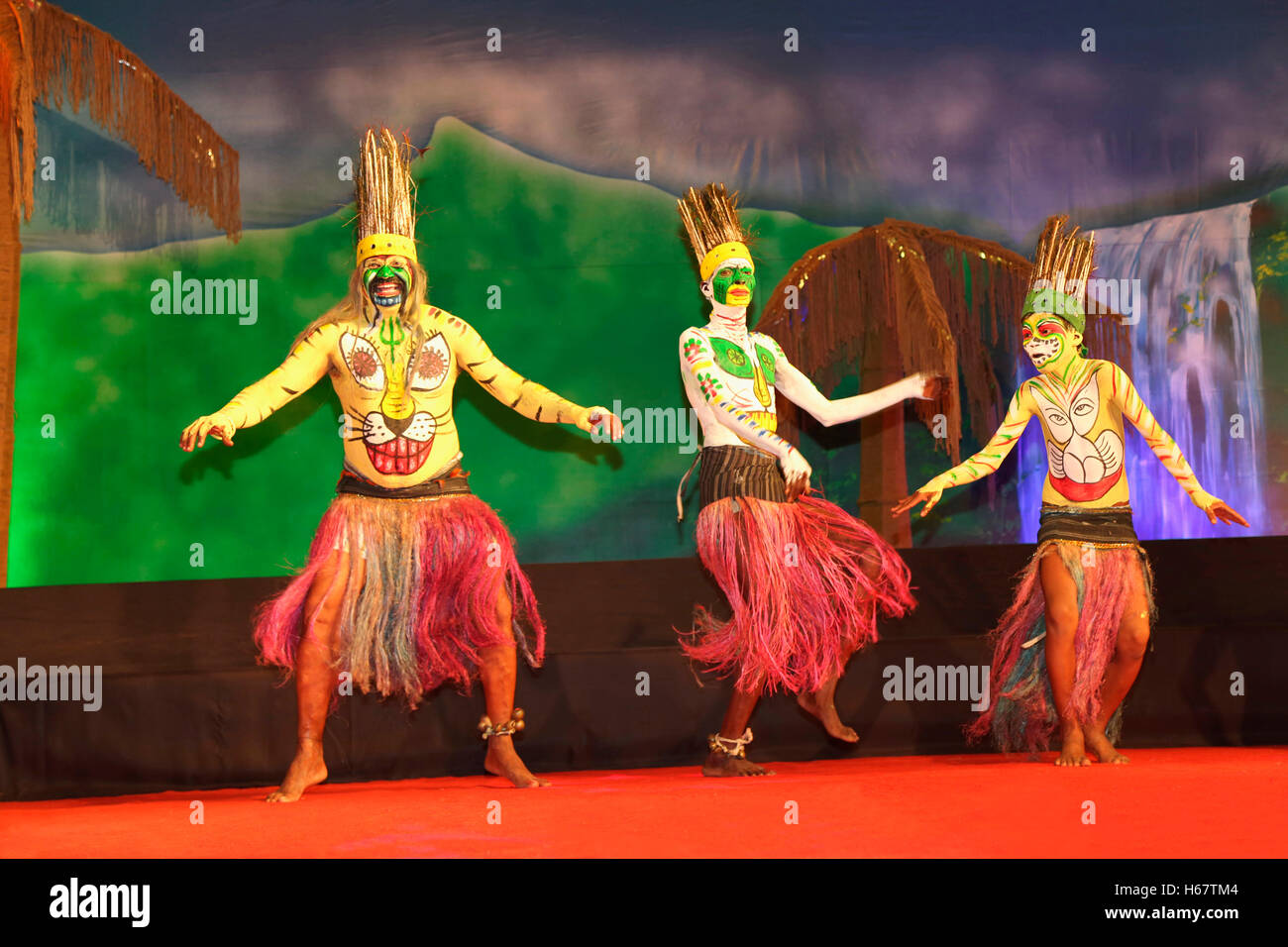 Sahariya Swang Dance, Rajasthan, India Stock Photo