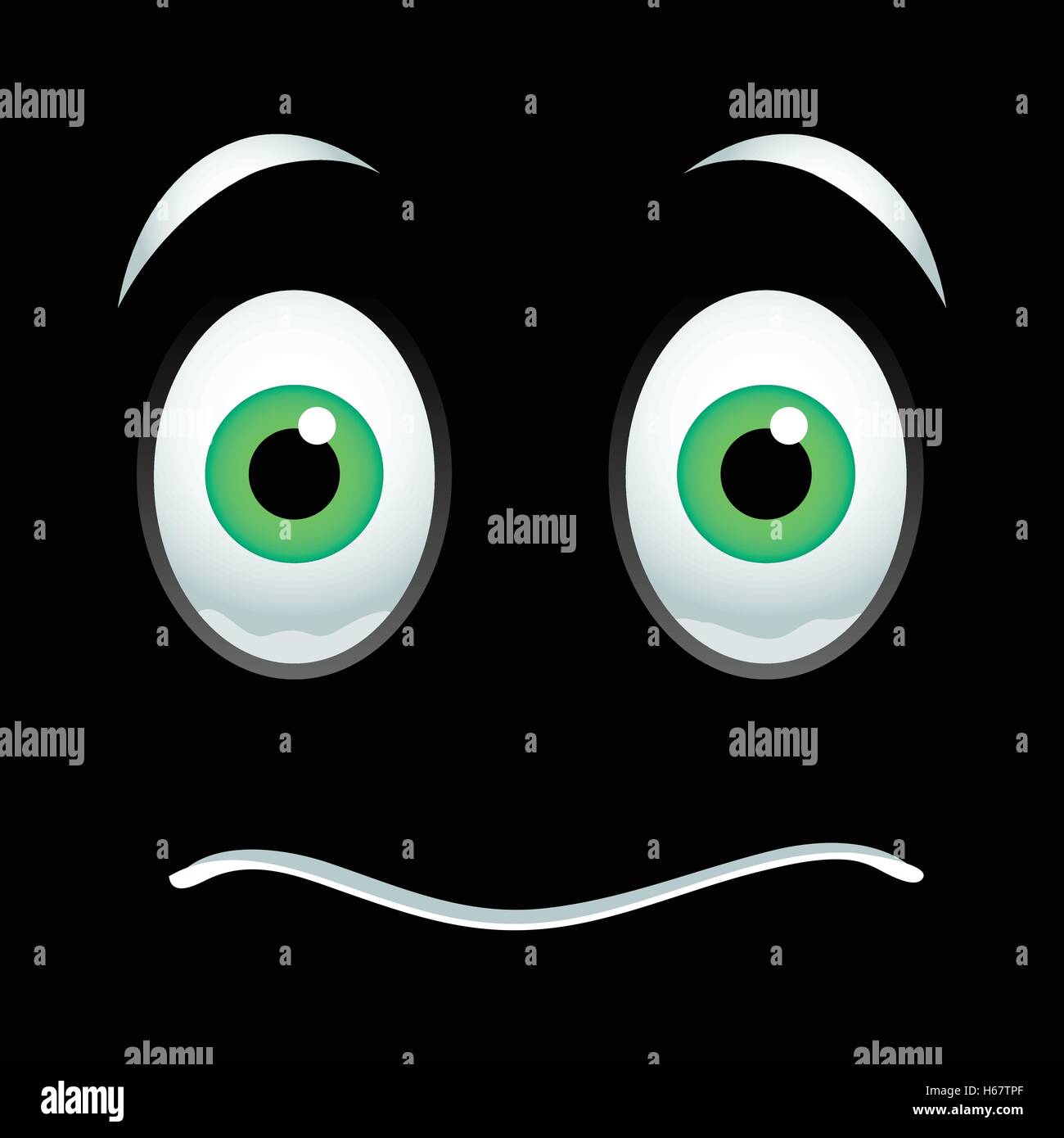 Stunned emoticon sign Stock Vector Image & Art - Alamy