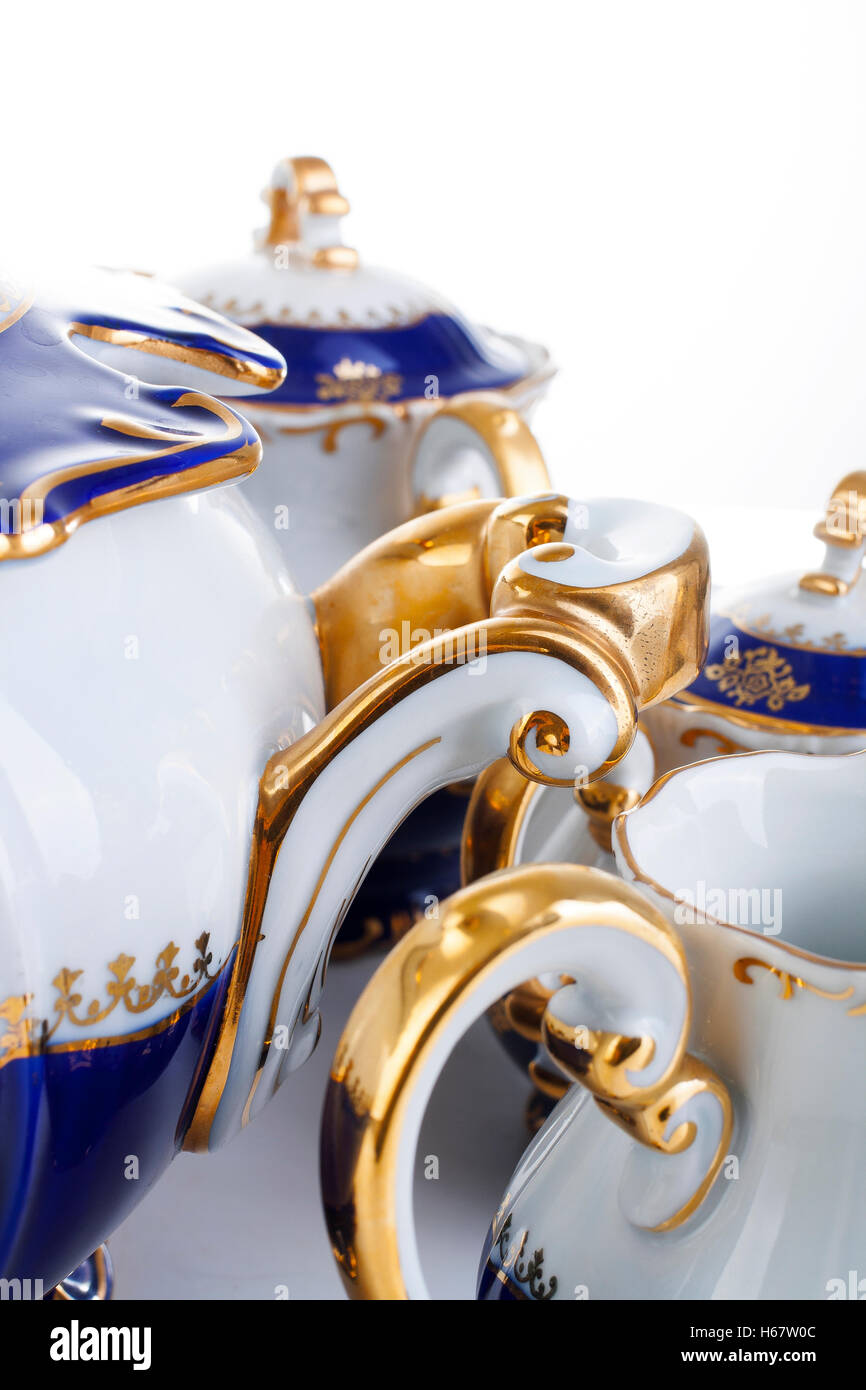 hungarian,porcelain,ceramic,famous,teapot,tea bowl,sugar,bowl,cutlery