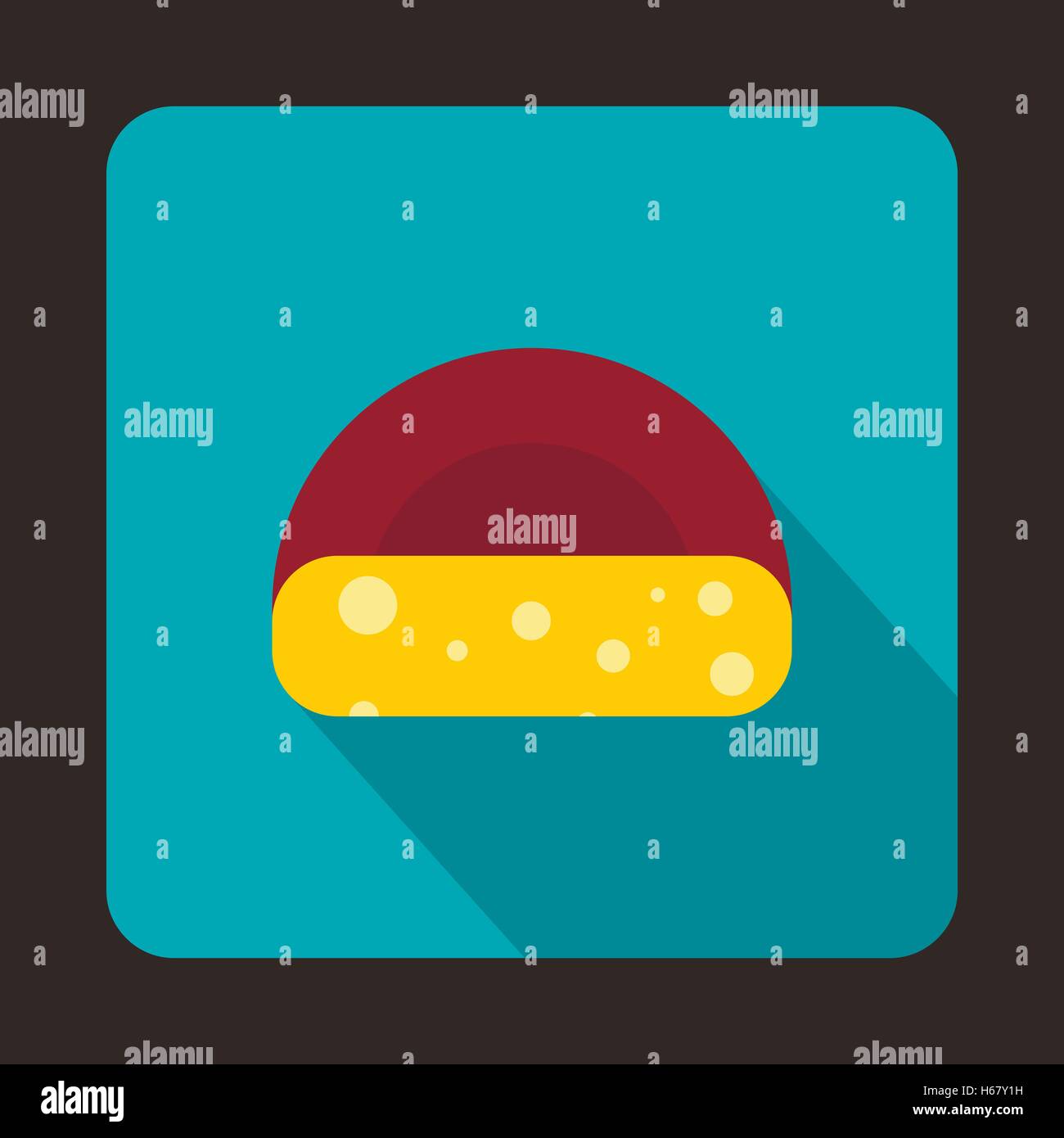Dutch cheese icon, flat style Stock Vector Image & Art - Alamy