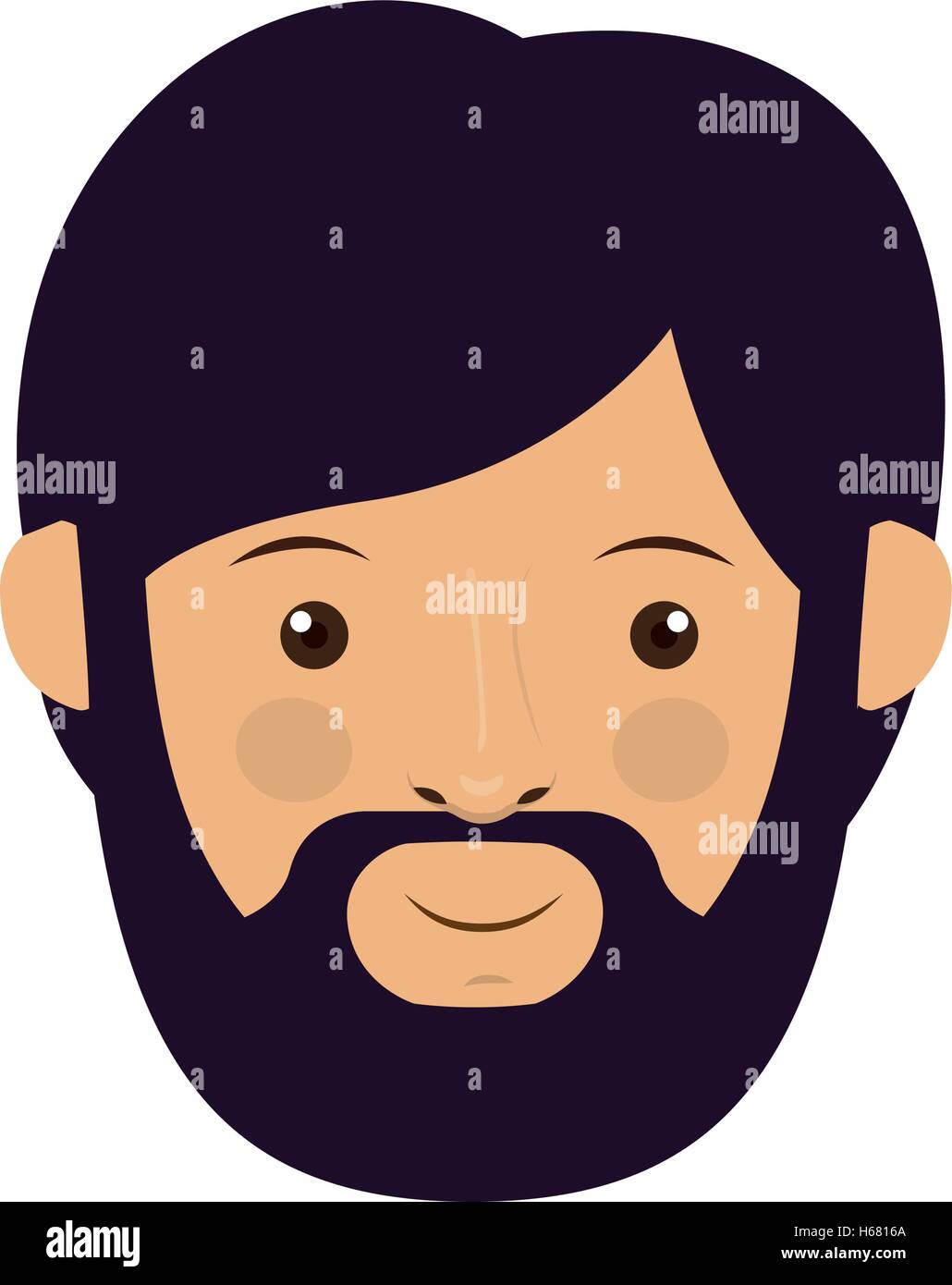 hipster man icon Stock Vector Image & Art - Alamy