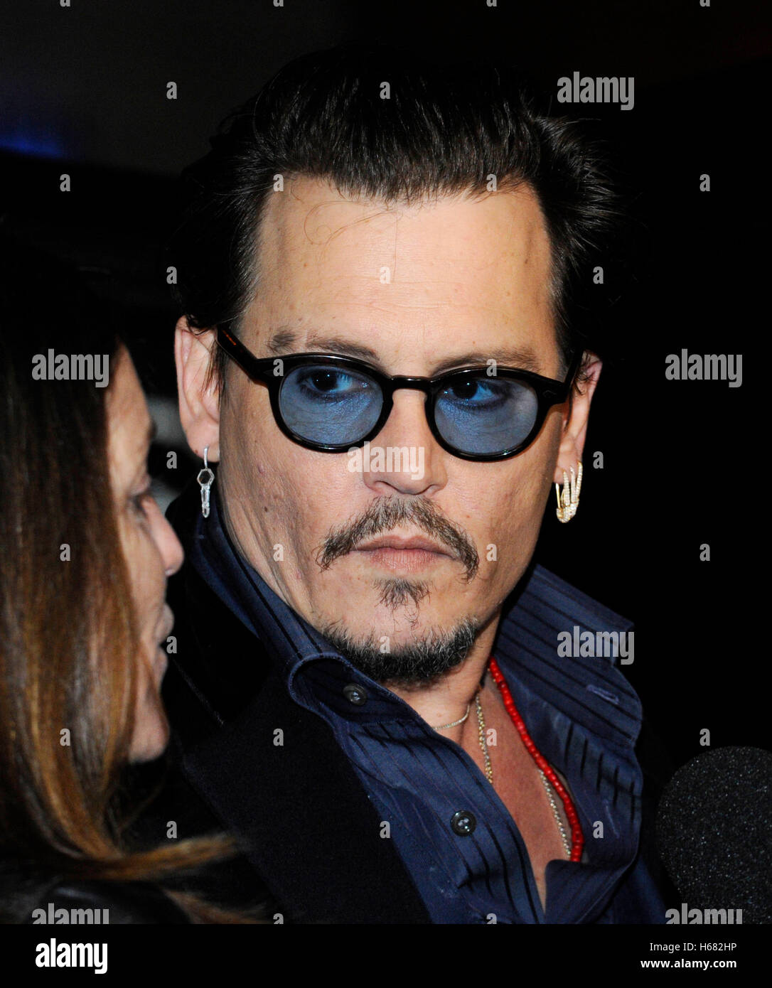 Actor Johnny Depp arrives at the Maltin Modern Master award tribute ...