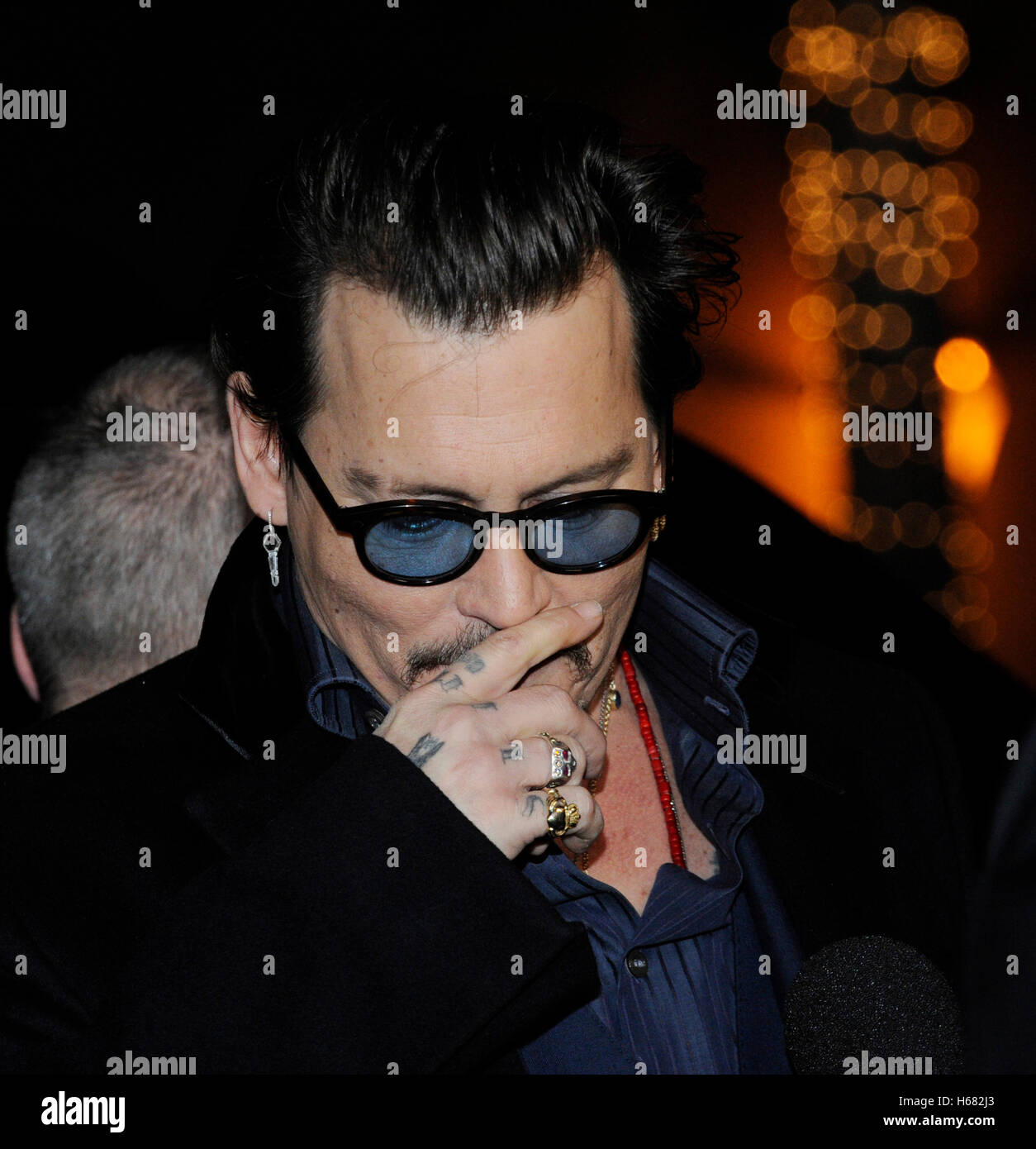 Actor Johnny Depp arrives at the Maltin Modern Master award tribute ...