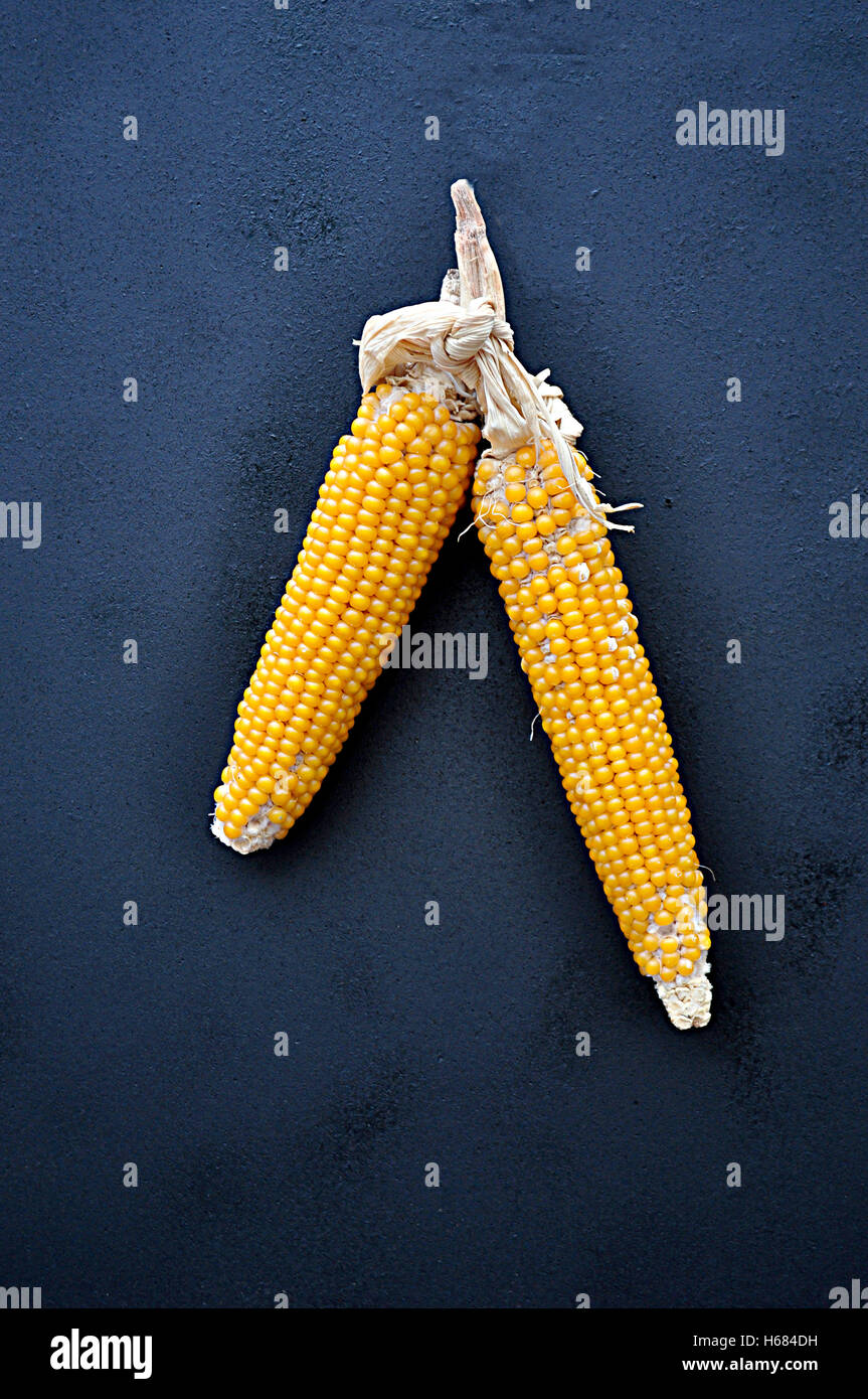 corn cobs with shiny beads Stock Photo - Alamy