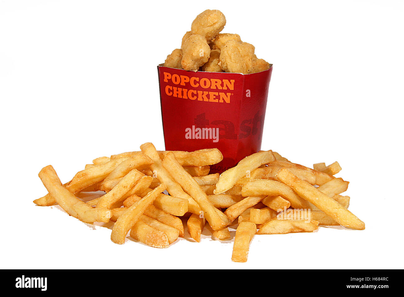 Fried Chicken / Southern Fried Chicken / Popcorn Chicken and Fries