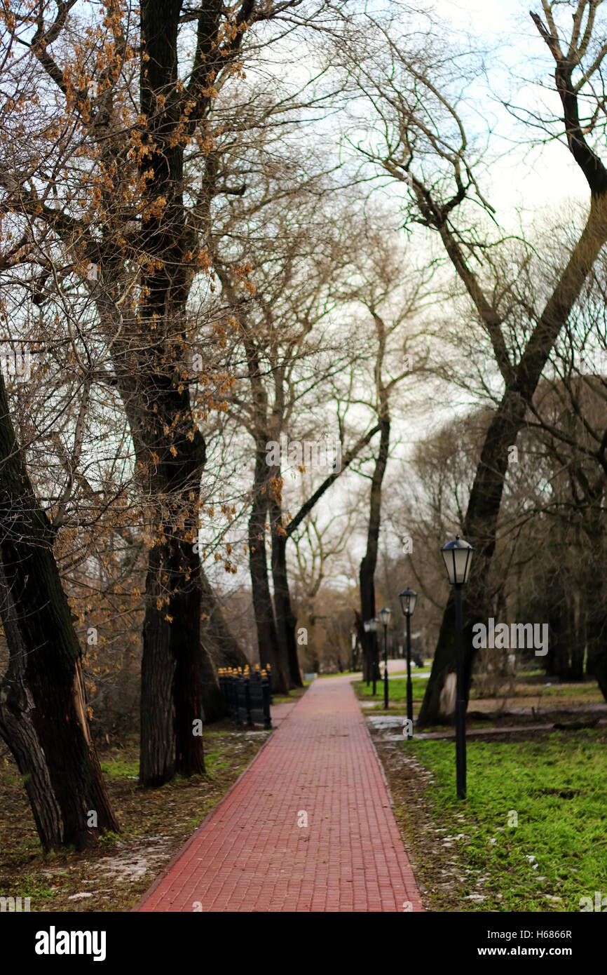 city spring track Stock Photo - Alamy