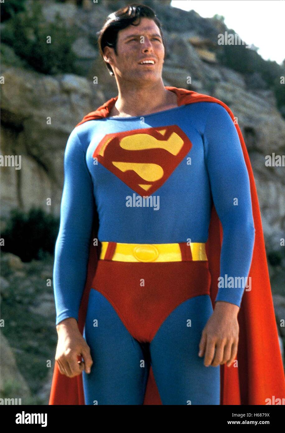 Christopher Reeve Superman 1978 Stock Photo Alamy