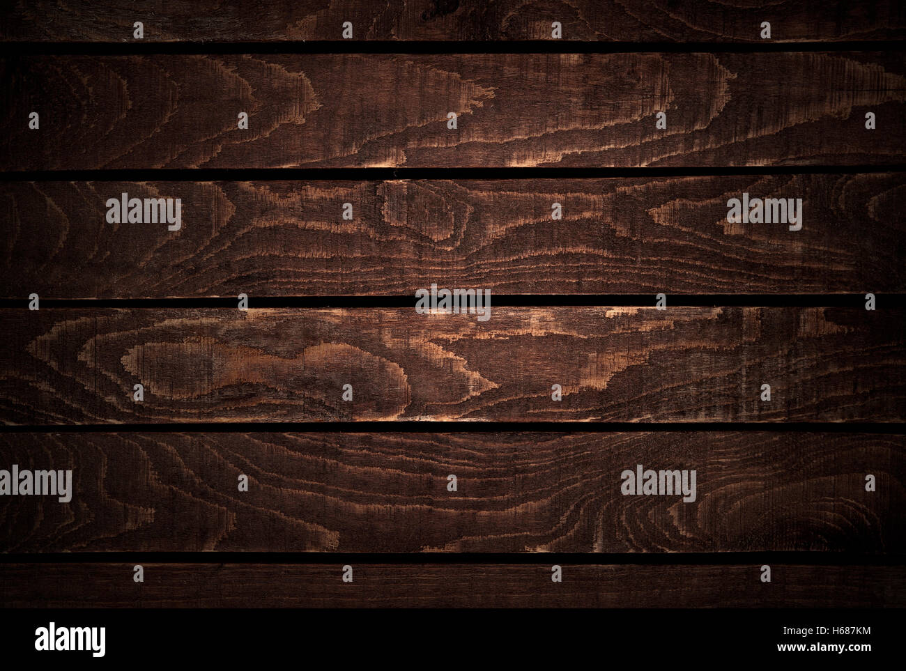 Dark wood texture. Background dark wooden panels. Stock Photo