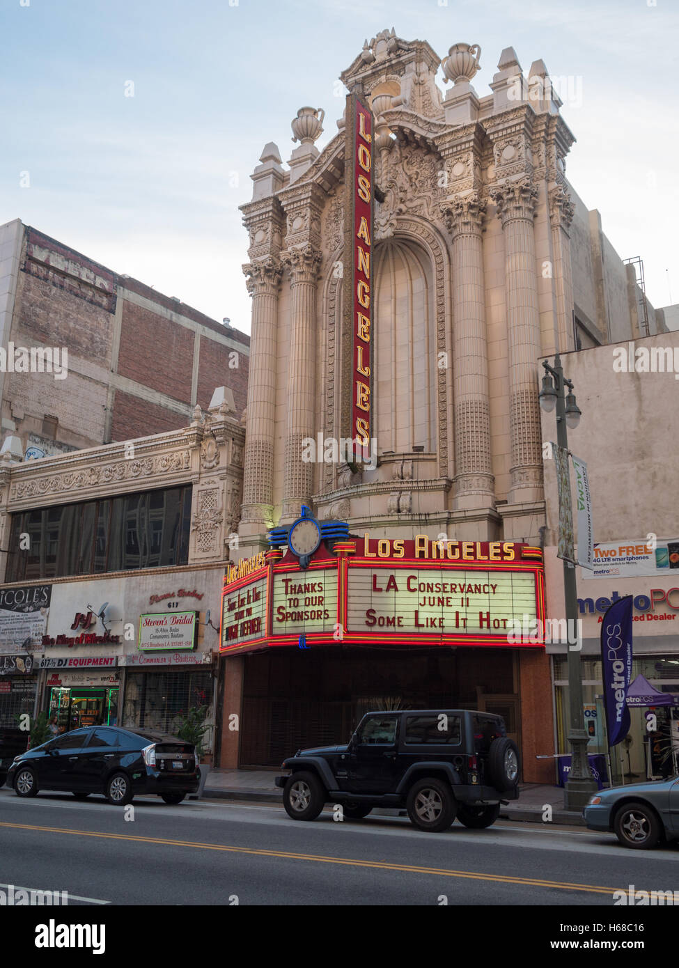 Los Angeles Theatre Stock Photo - Alamy