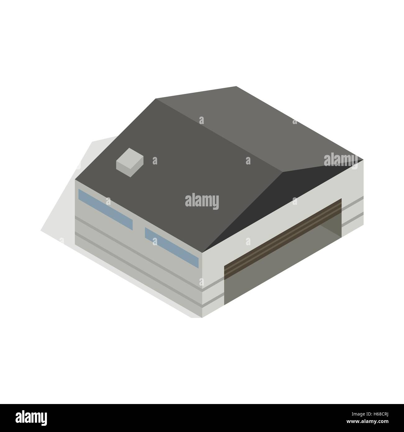 Hangar icon, isometric 3d style Stock Vector