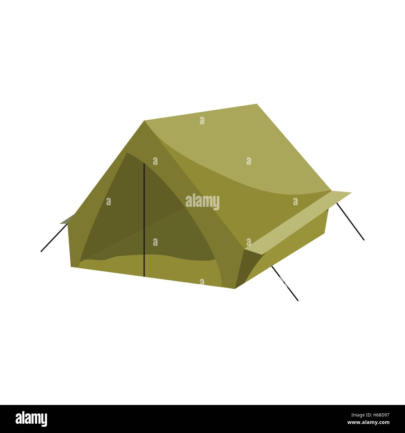 Hiking tent icon, cartoon style Stock Vector Image & Art - Alamy
