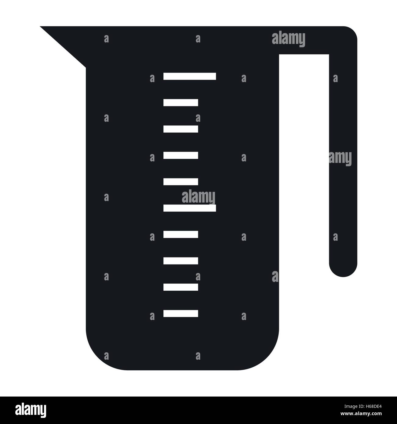 Measuring cup icon, simple style Stock Vector Image & Art - Alamy
