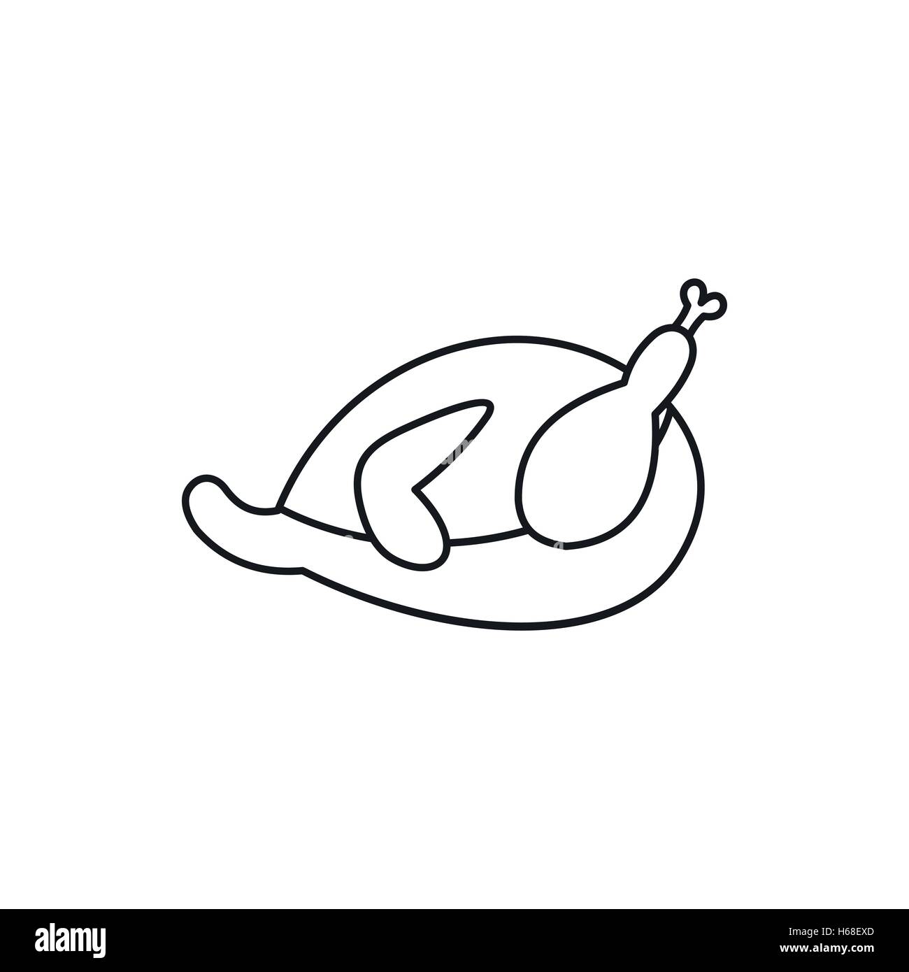 Gammon icon, outline style Stock Vector Image & Art Alamy