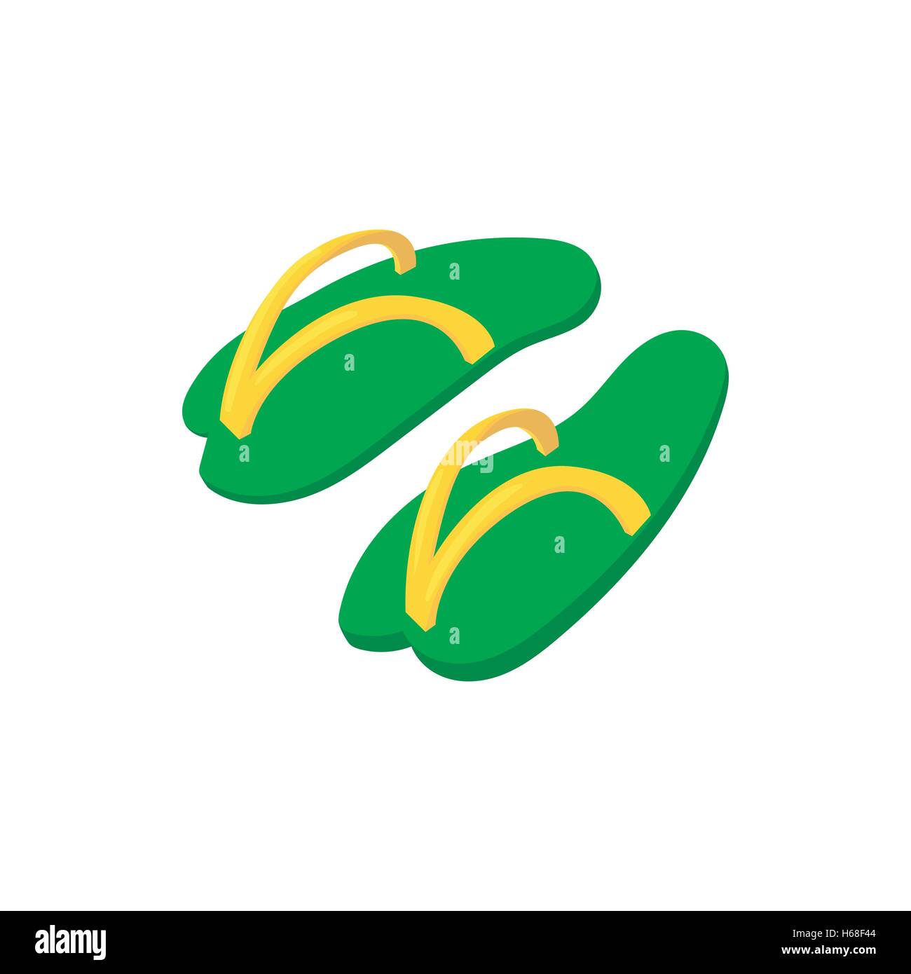 Summer flip-flops icon, cartoon style Stock Vector Image & Art - Alamy