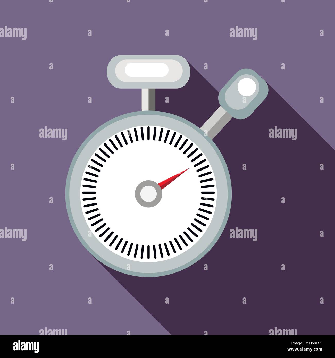 Stopwatch icon in flat style Stock Vector Image & Art - Alamy
