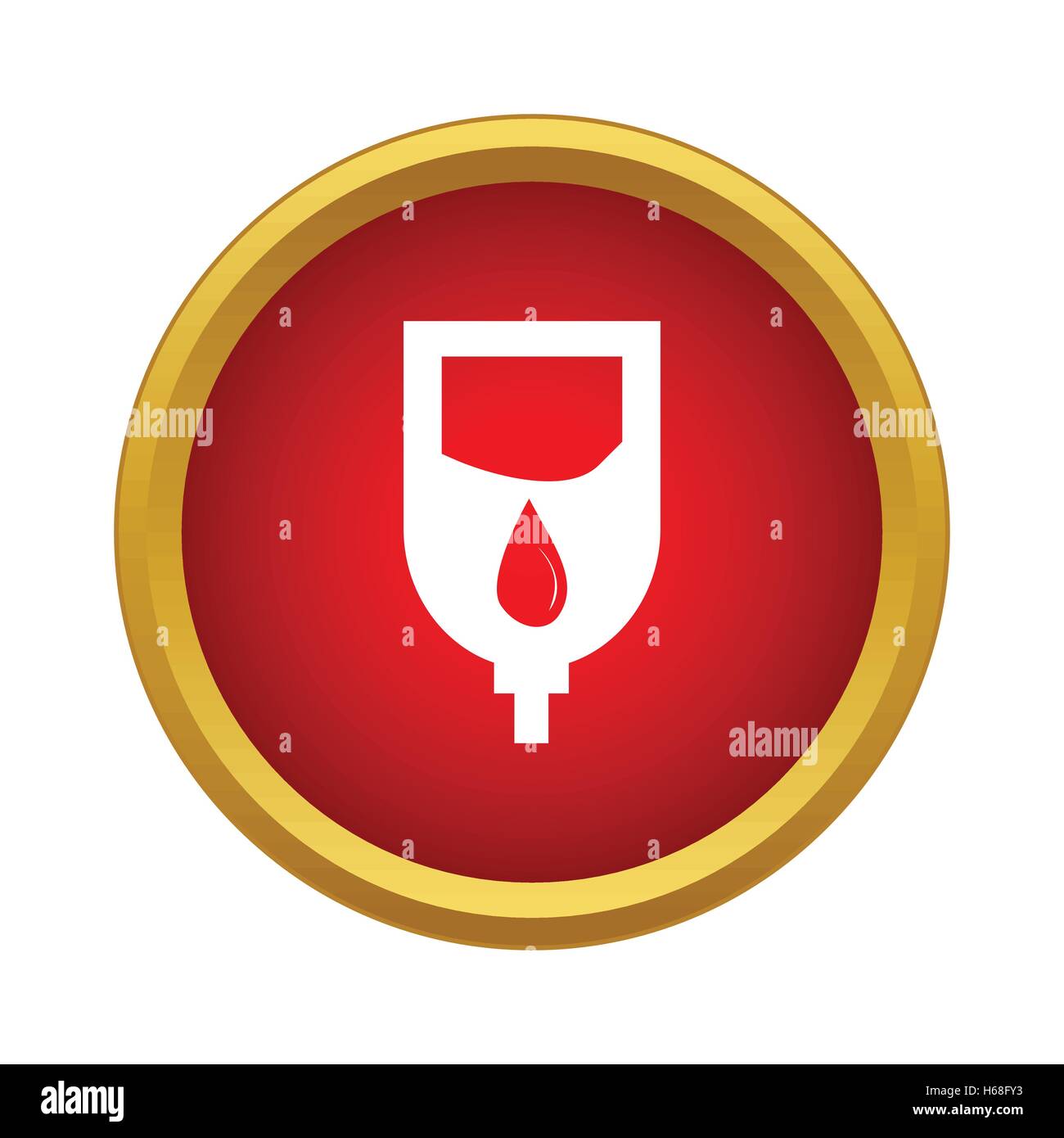 Dropper sign icon, simple style Stock Vector Image & Art - Alamy