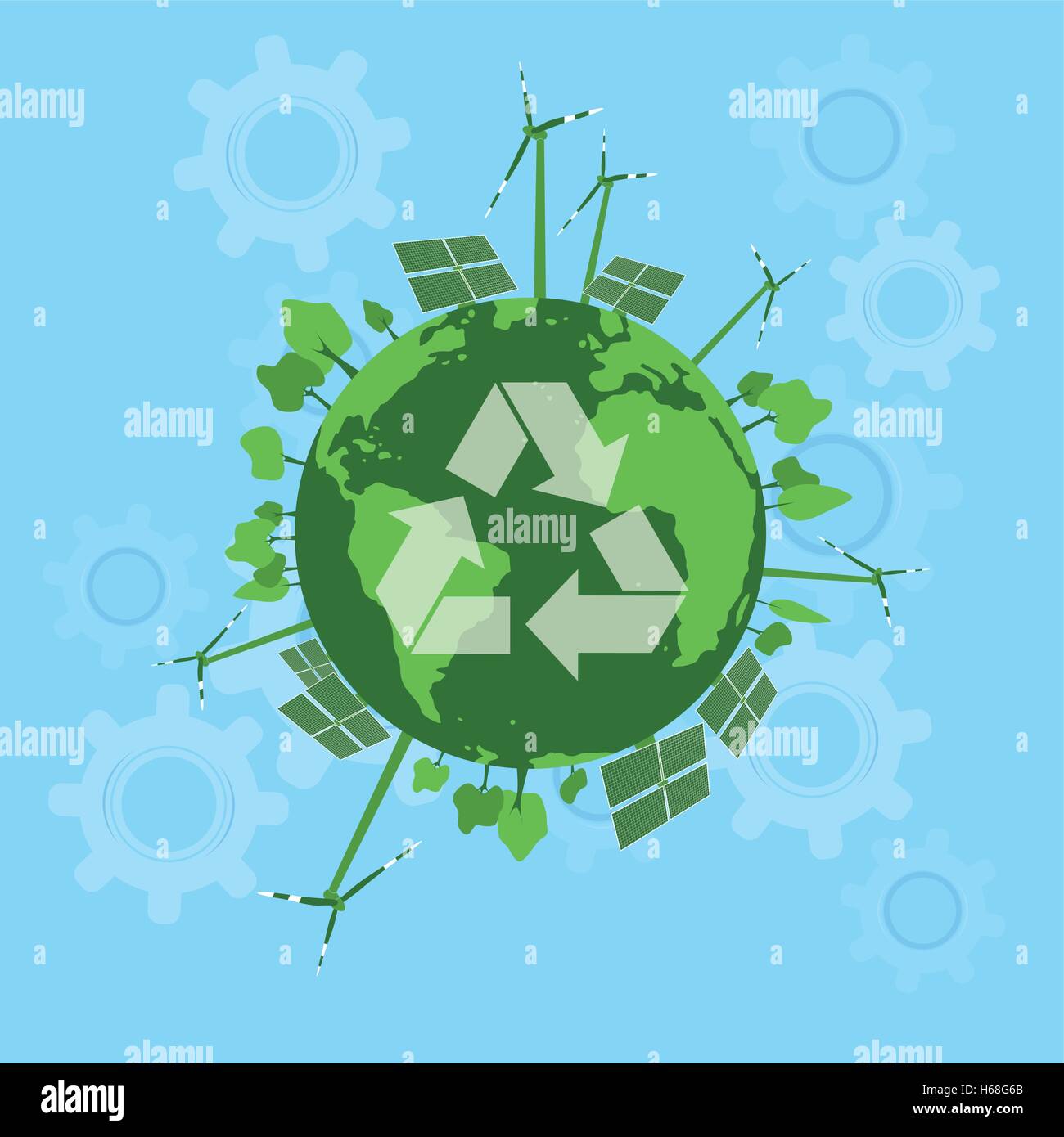 Globe energy Stock Vector Images - Alamy