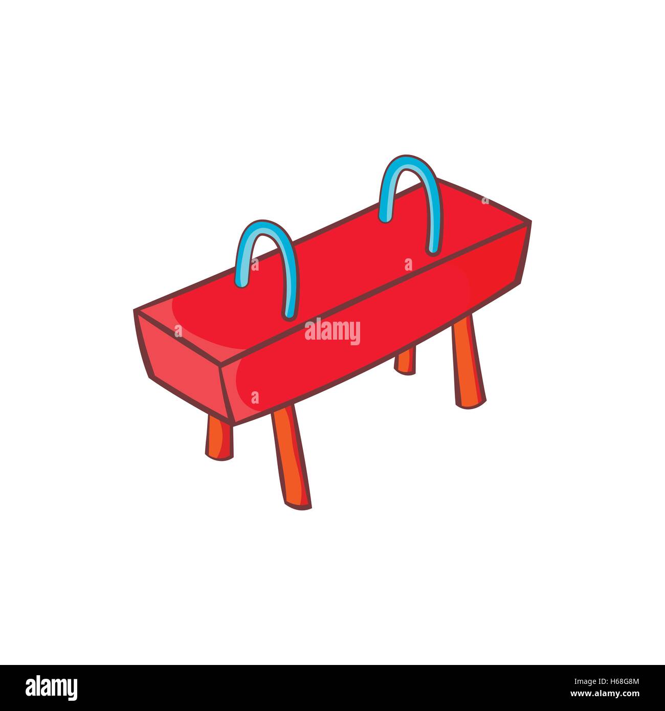 Pommel horse icon, cartoon style Stock Vector Image & Art - Alamy