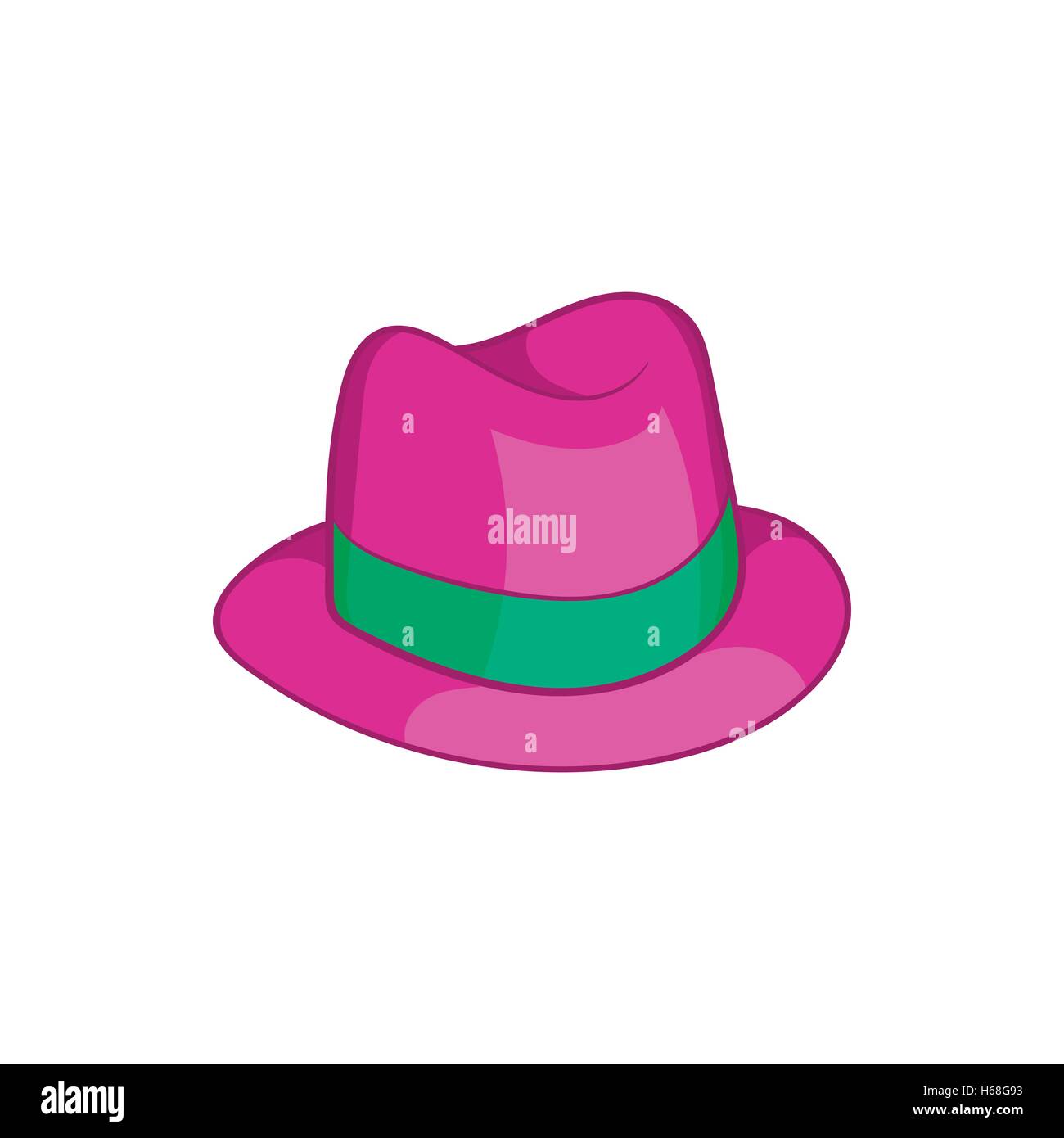 Gentlemans hat icon, cartoon style Stock Vector Image & Art - Alamy