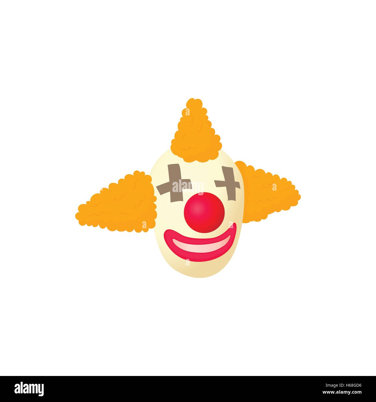 Clown icon in cartoon style Stock Vector Image & Art - Alamy