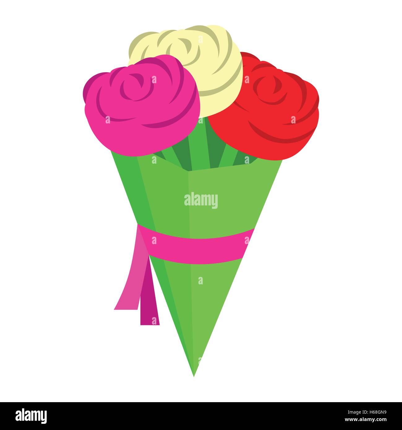 Wedding bouquet isometric 3d icon Stock Vector Image & Art - Alamy