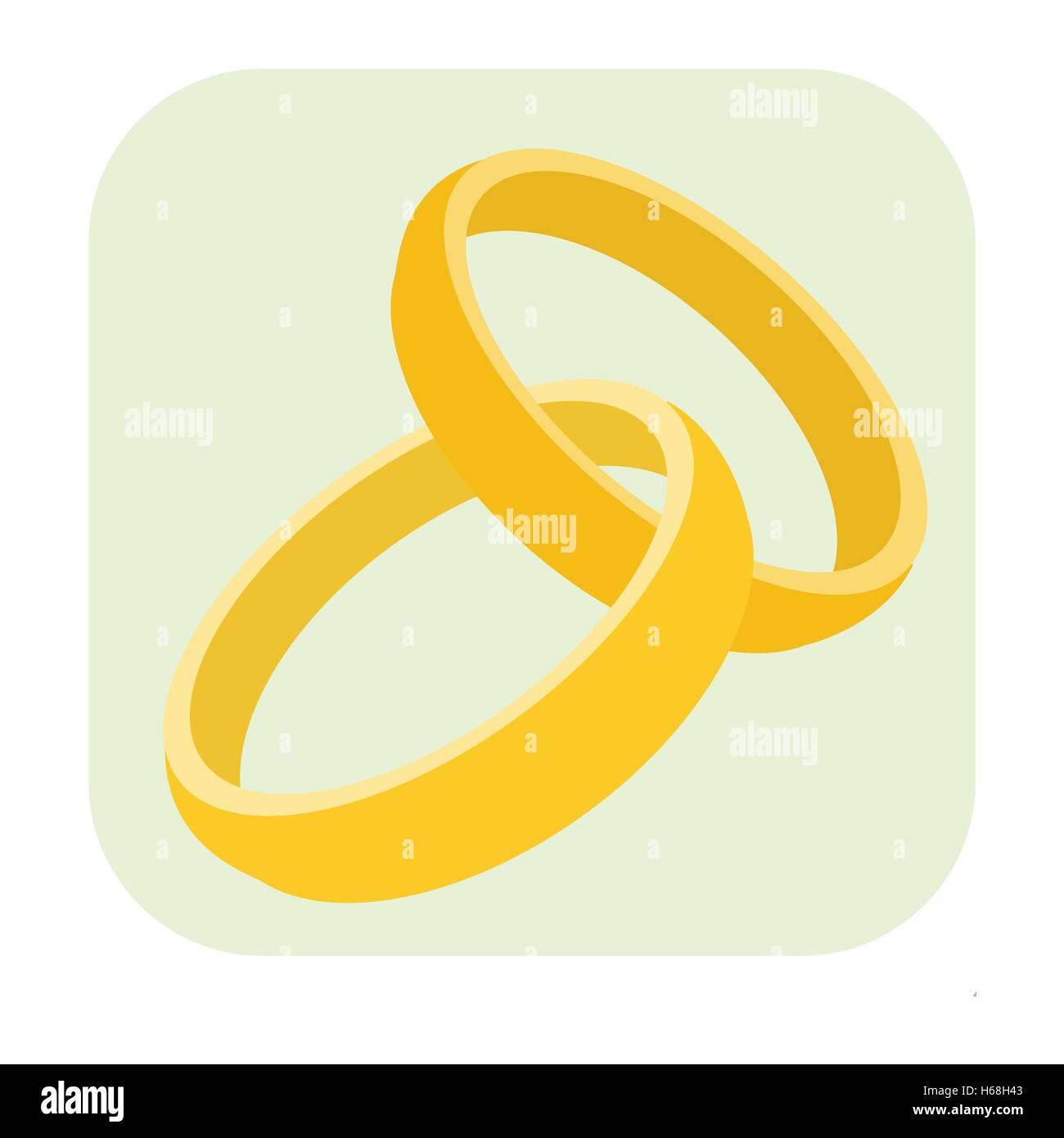 Wedding rings cartoon icon Stock Vector Image & Art Alamy