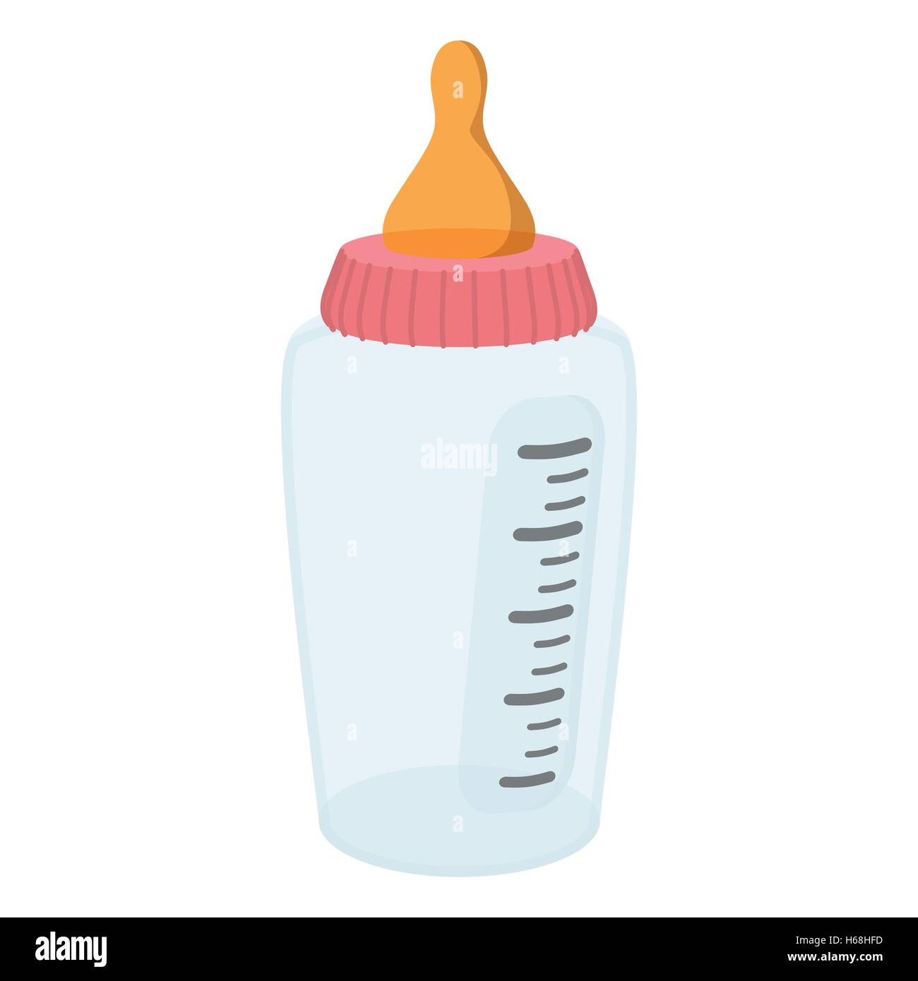 Baby milk bottle cartoon icon Stock Vector Image & Art - Alamy
