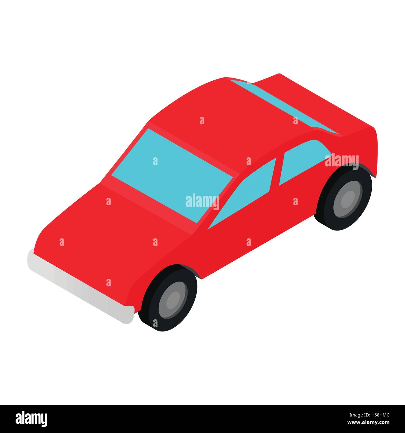 Red car isometric 3d icon Stock Vector Image & Art - Alamy