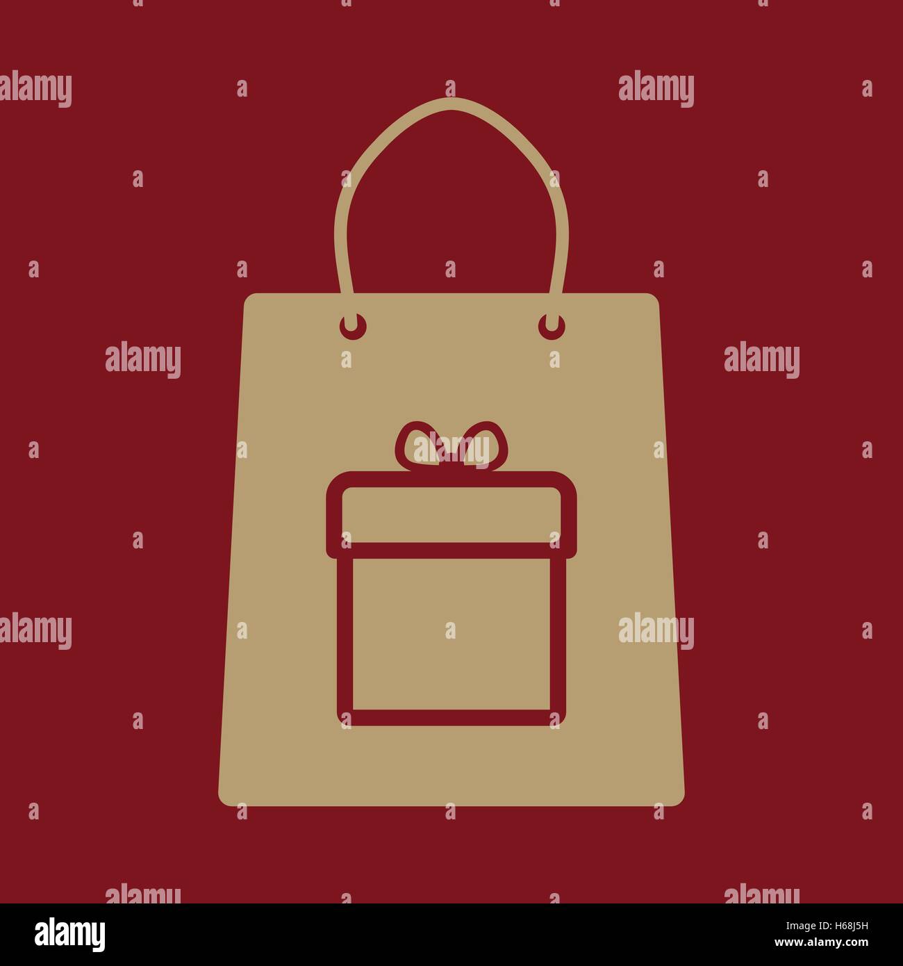 The shopping bag icon Stock Vector Image & Art - Alamy