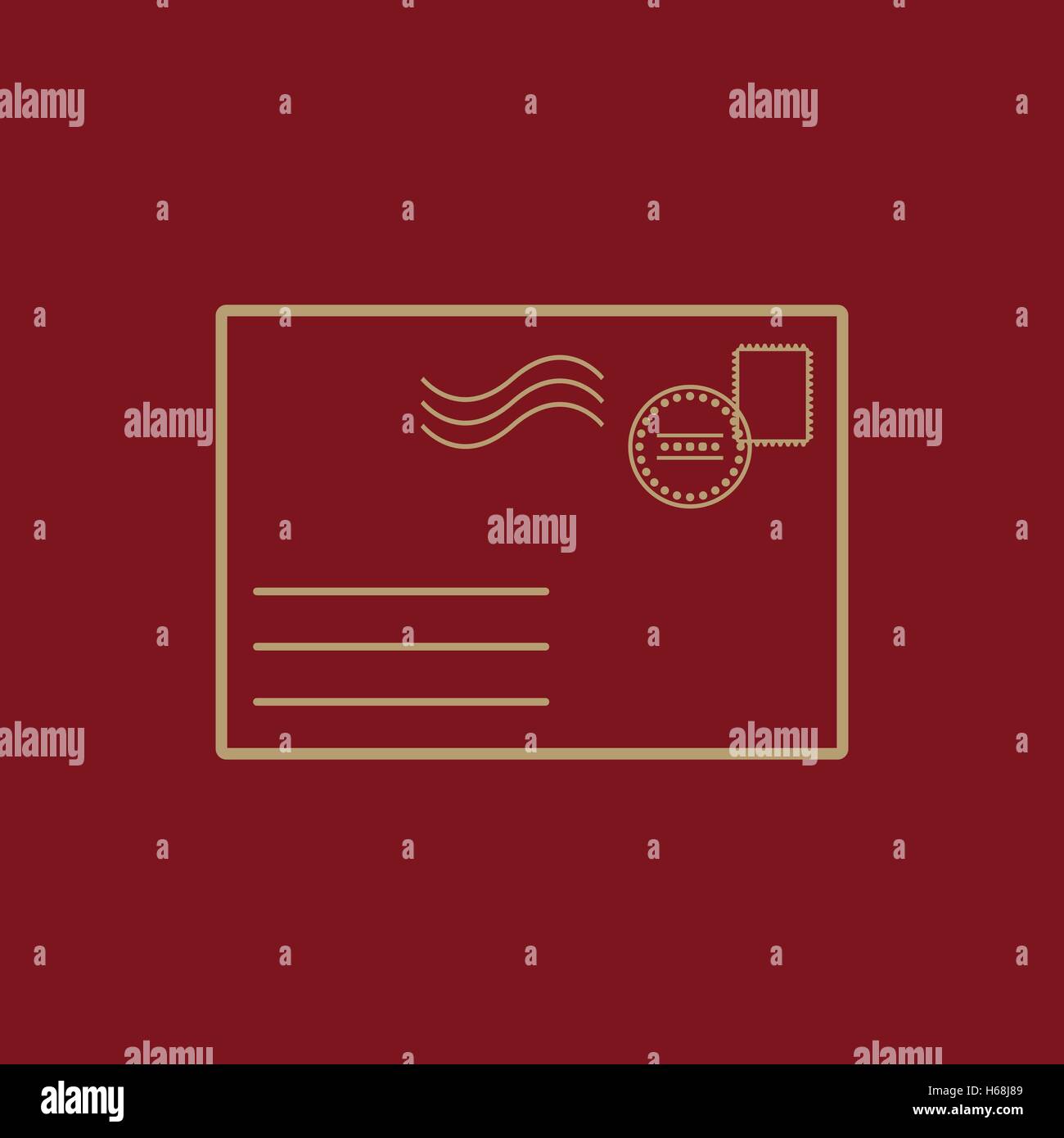 The envelope icon. Mail symbol Stock Vector Image & Art - Alamy