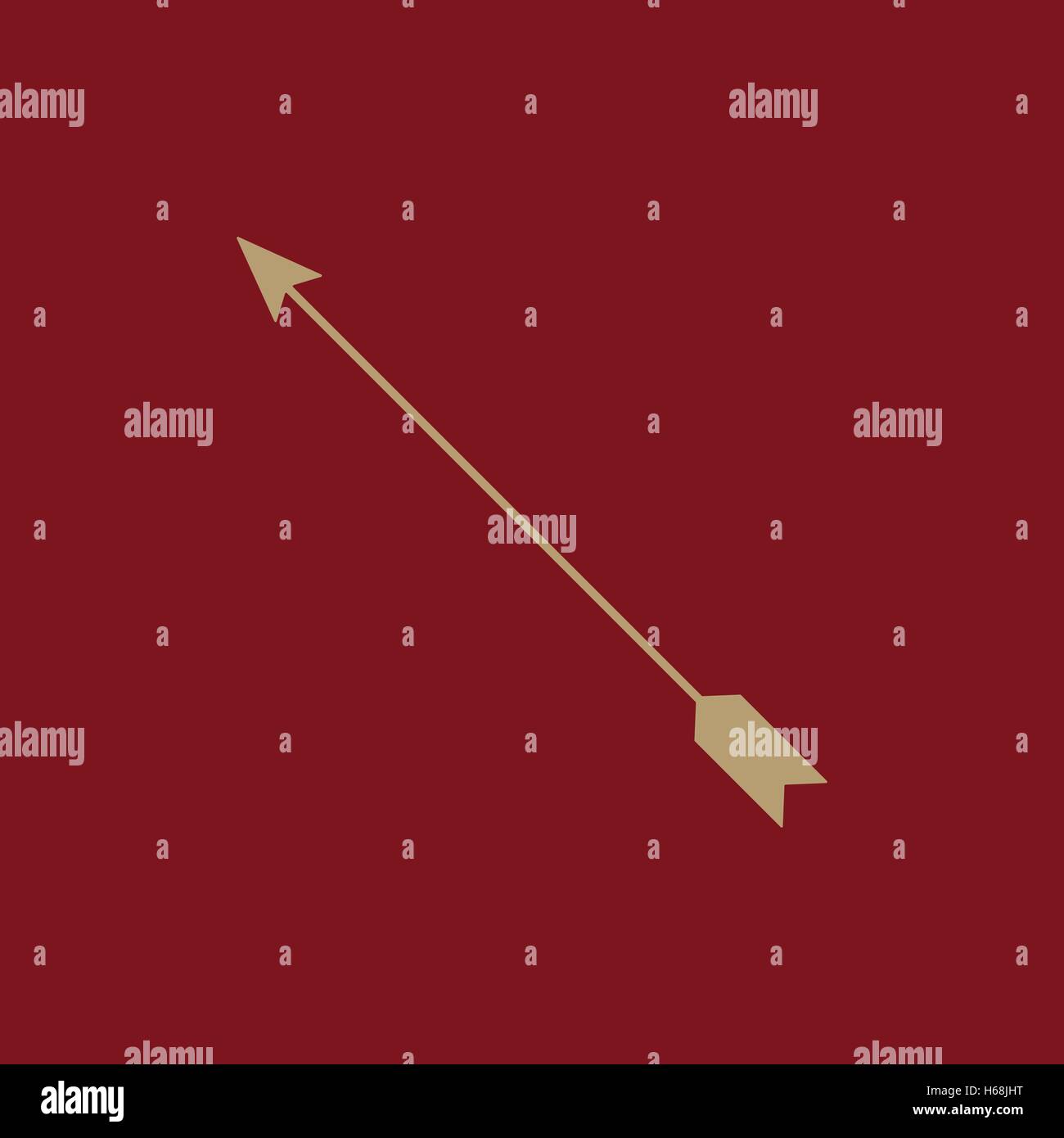 The arrow icon. Arrow symbol. Flat Stock Vector Image & Art - Alamy
