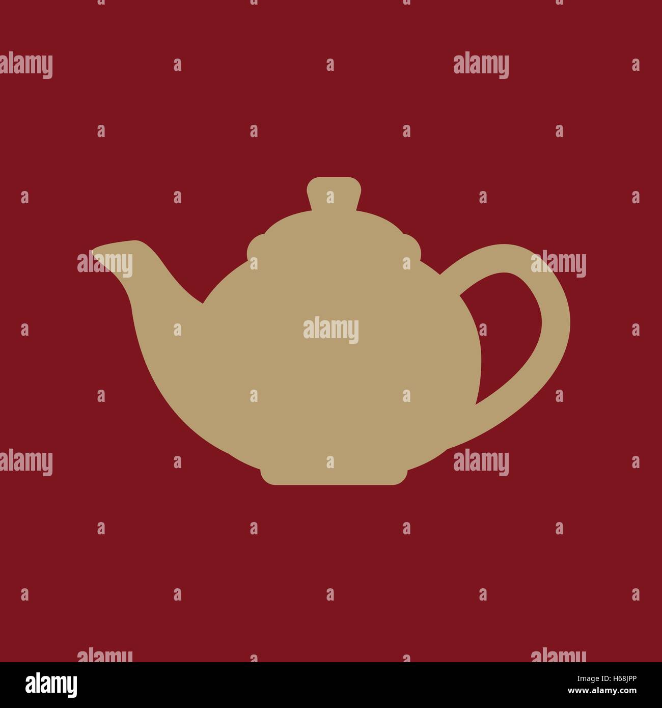 The teapot icon. Tea symbol. Flat Stock Vector Image & Art Alamy