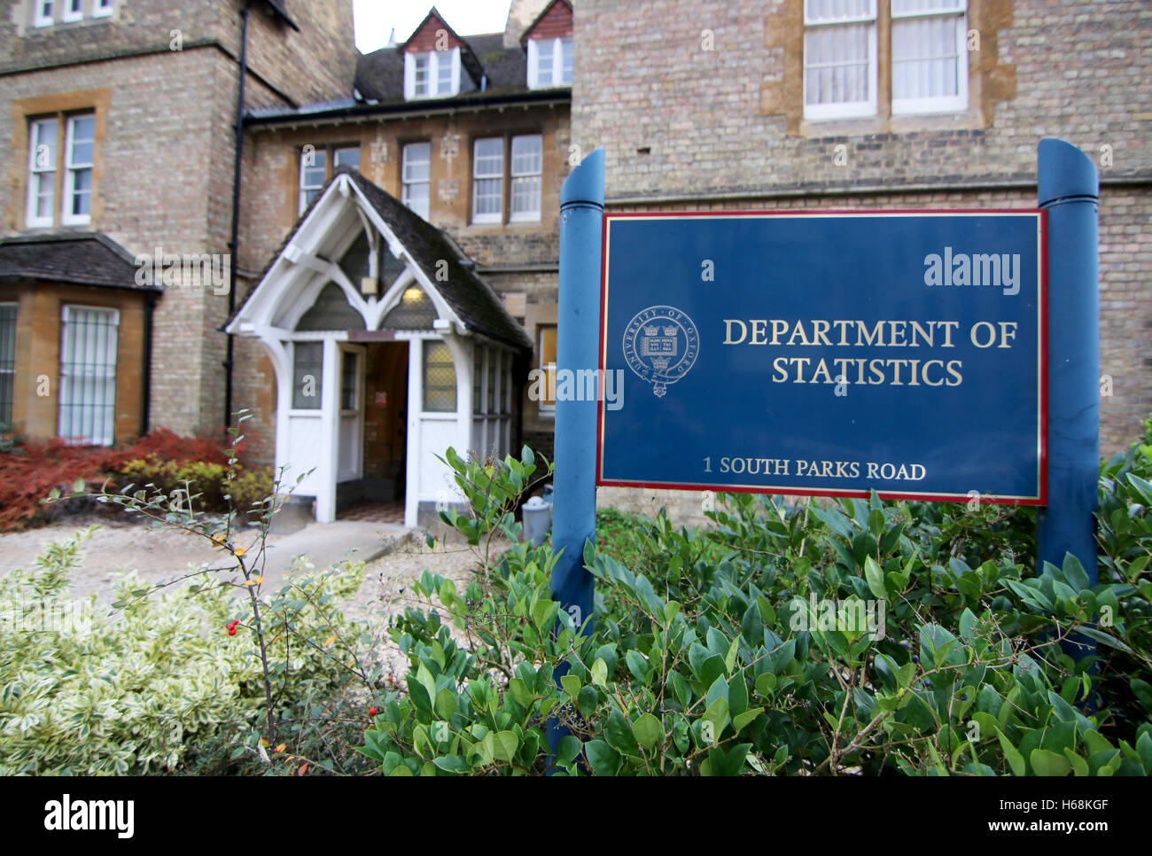 Department Of Statistics Oxford University Stock Photo Alamy