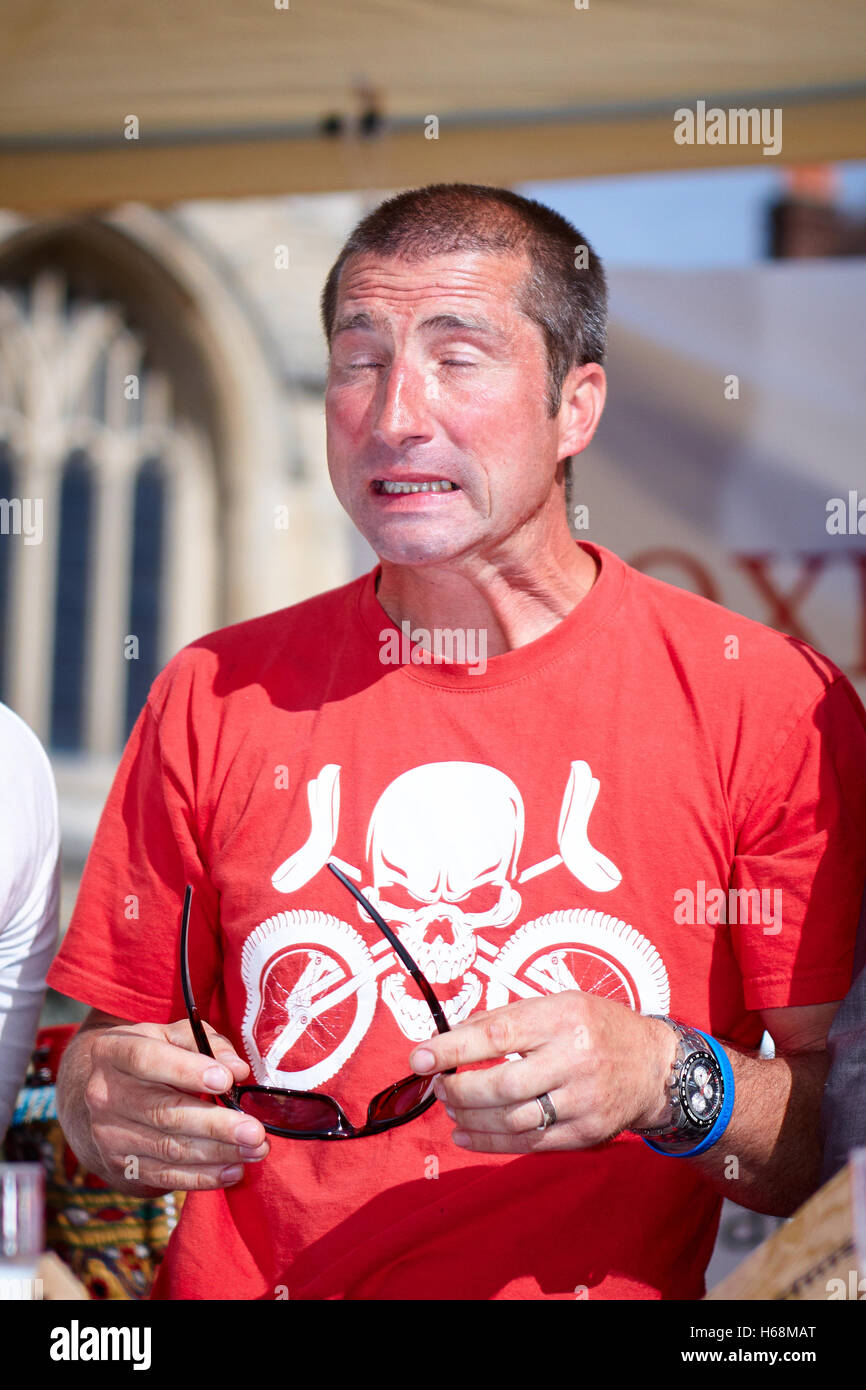 Chilli eating contest at the Oxfordshire Chilli Festival held in