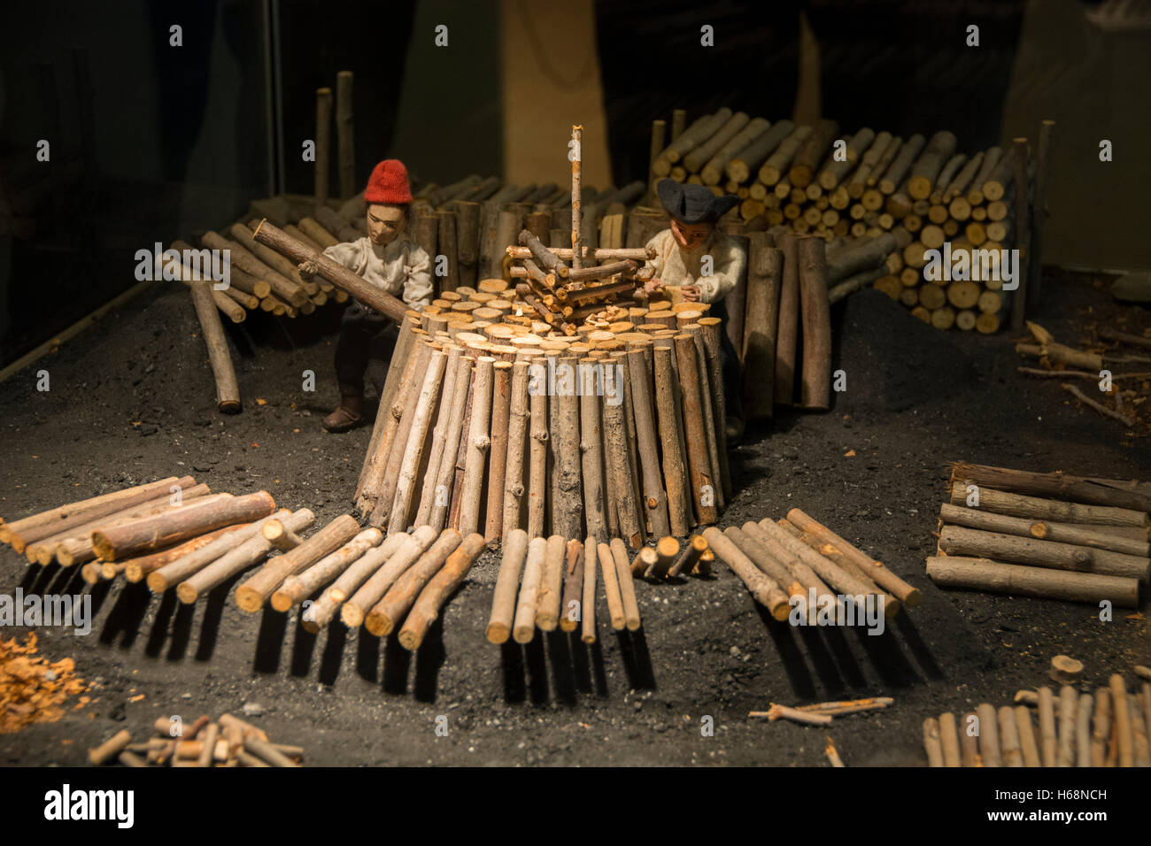 Canada, Quebec, Three Rivers aka TroisRiveres. St. Maurice Ironworks National Historic Site aka