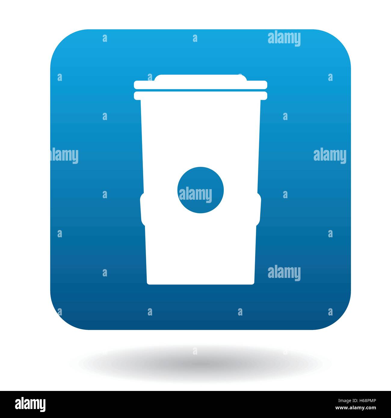 Trash can icon in simple style Stock Vector Image & Art - Alamy