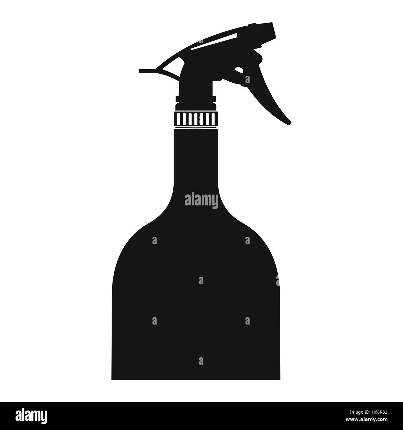 Sprayer bottle black simple icon Stock Vector Image & Art - Alamy