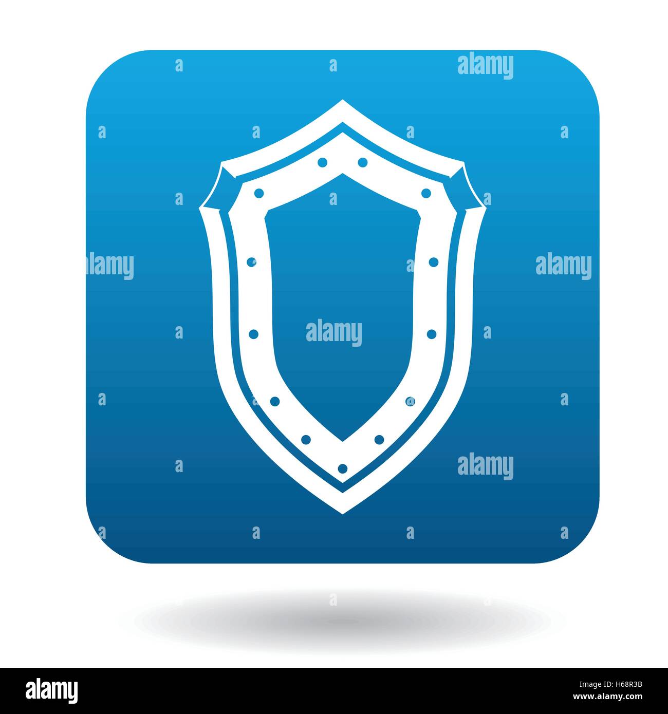 Shield icon, simple style Stock Vector Image & Art Alamy