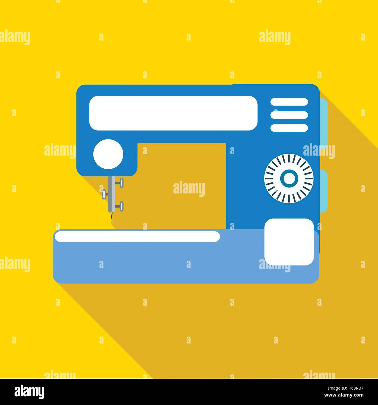 Automatic sewing machine Stock Vector Images - Alamy