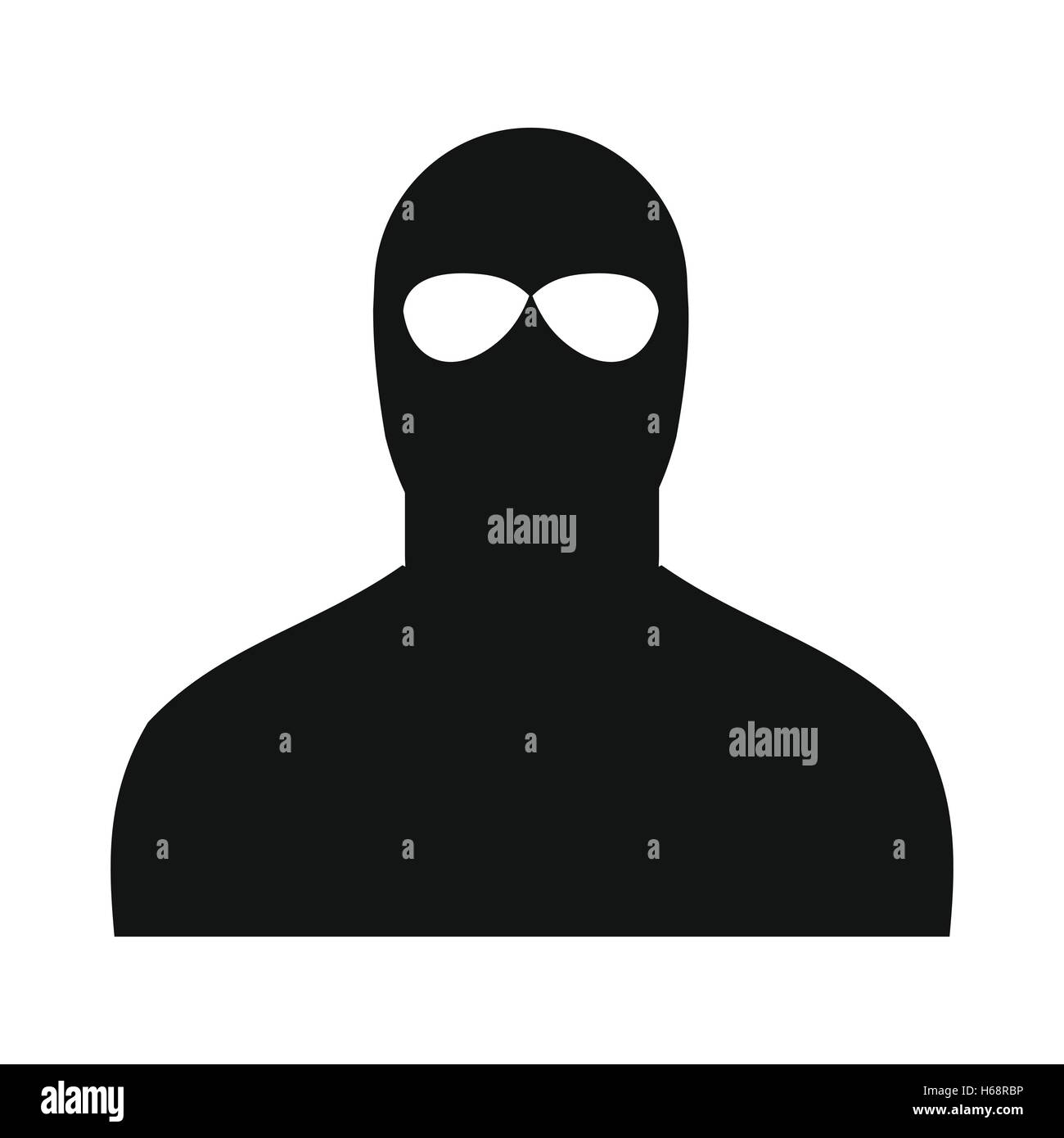 Man hood in mask Stock Vector Images - Alamy