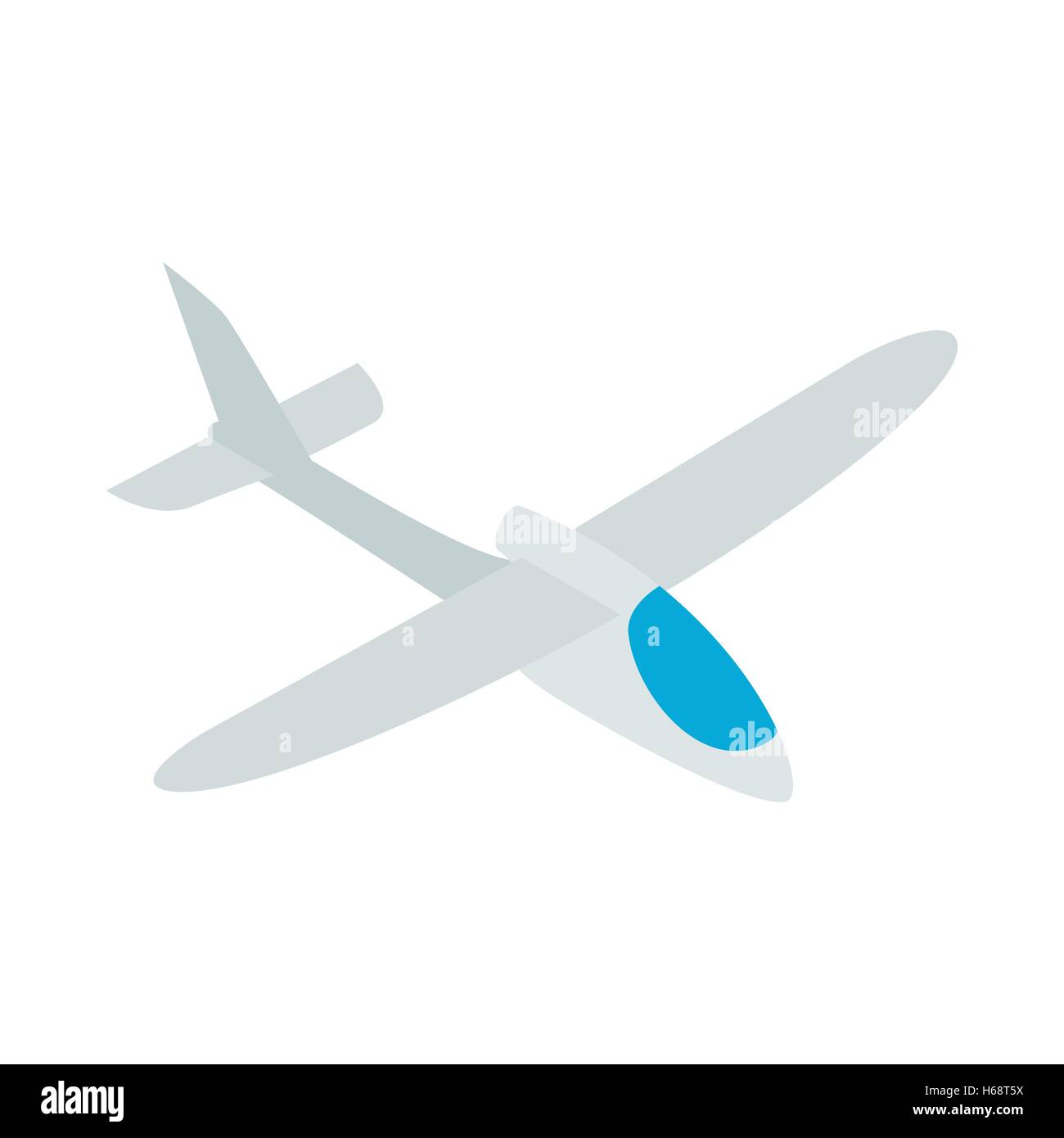Grey plane icon, isometric 3d style Stock Vector Image & Art - Alamy