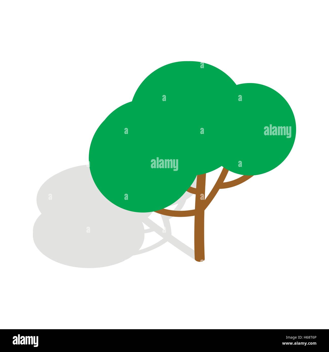 Tree icon, isometric 3d style Stock Vector Image & Art - Alamy
